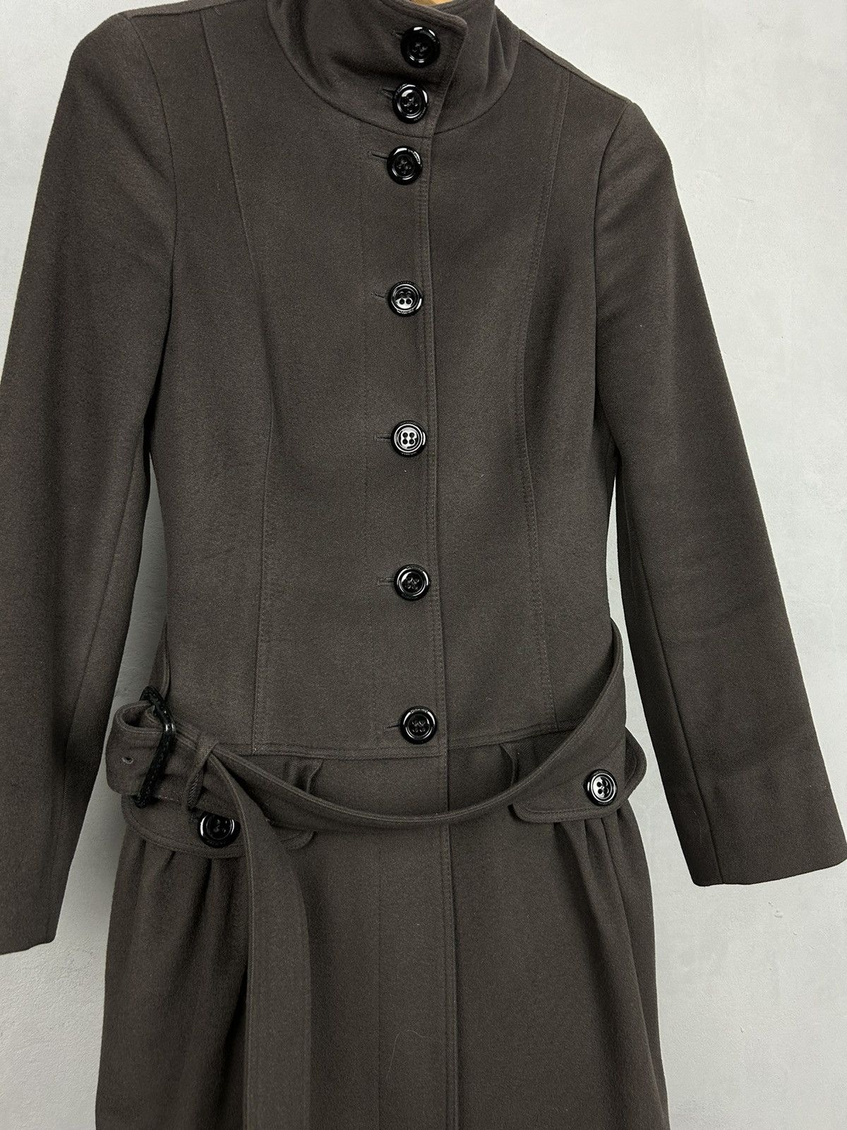Burberry Burberry London Wool Belted Coat Womens Size 6 Made In Italy Size M / US 6-8 / IT 42-44 - 4 Thumbnail