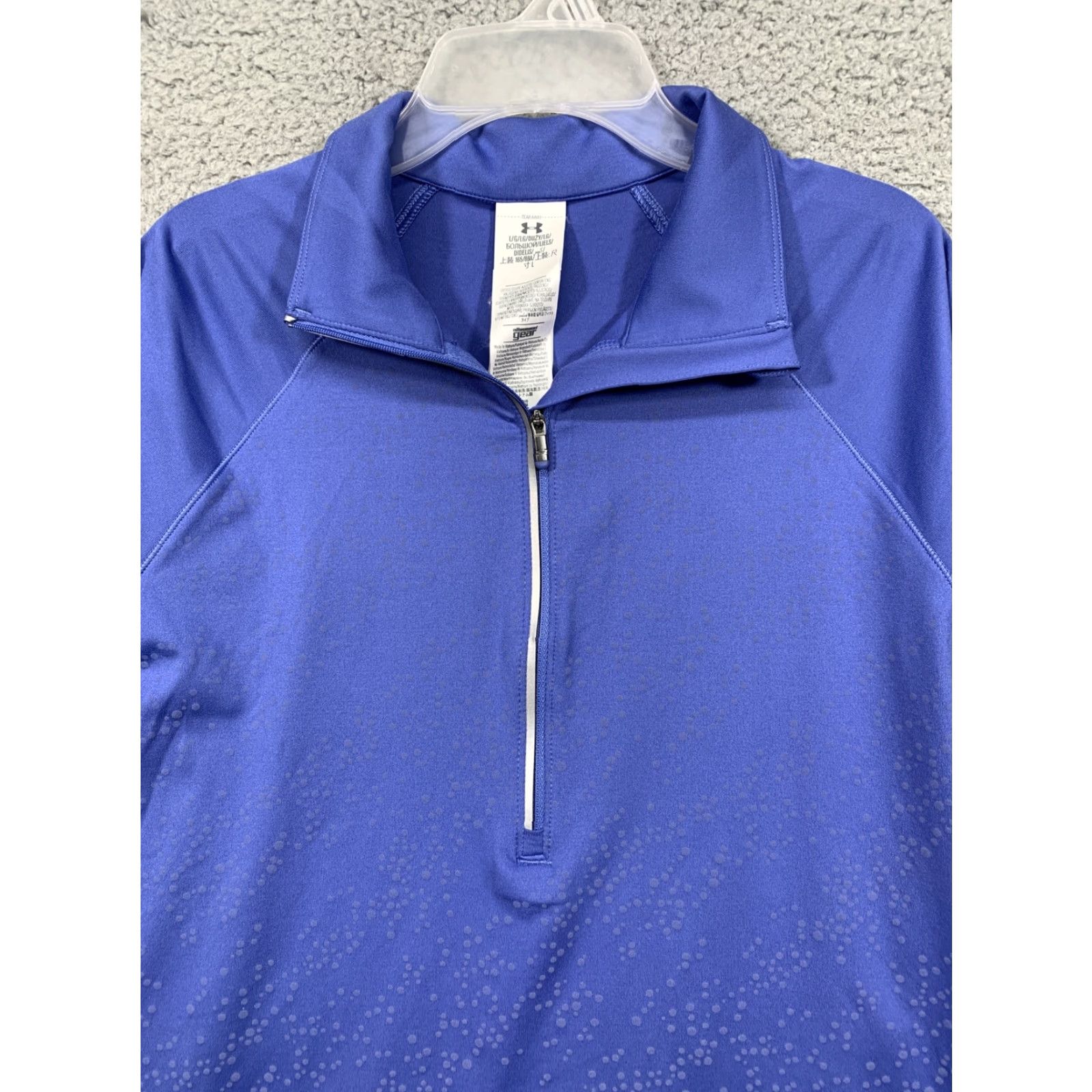 Under Armour Under Armour All Season Gear 1/2 Zip Pullover Shirt L Blue Athletic Women Size L / US 10 / IT 46 - 7 Thumbnail