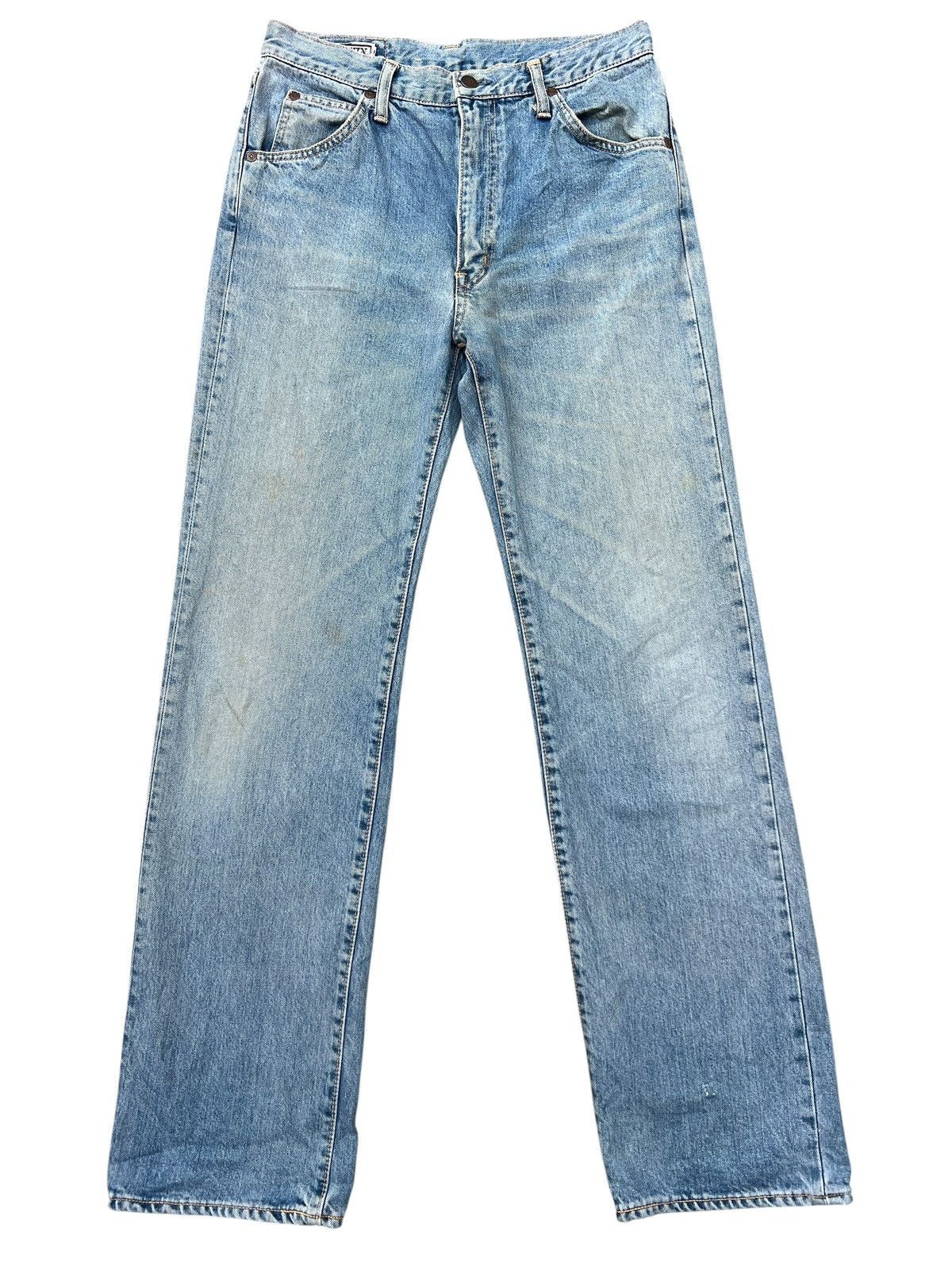 Edwin Vintage Edwin Japan Distressed Denim Jeans 31x32 Size US 31 - 2 Thumbnail