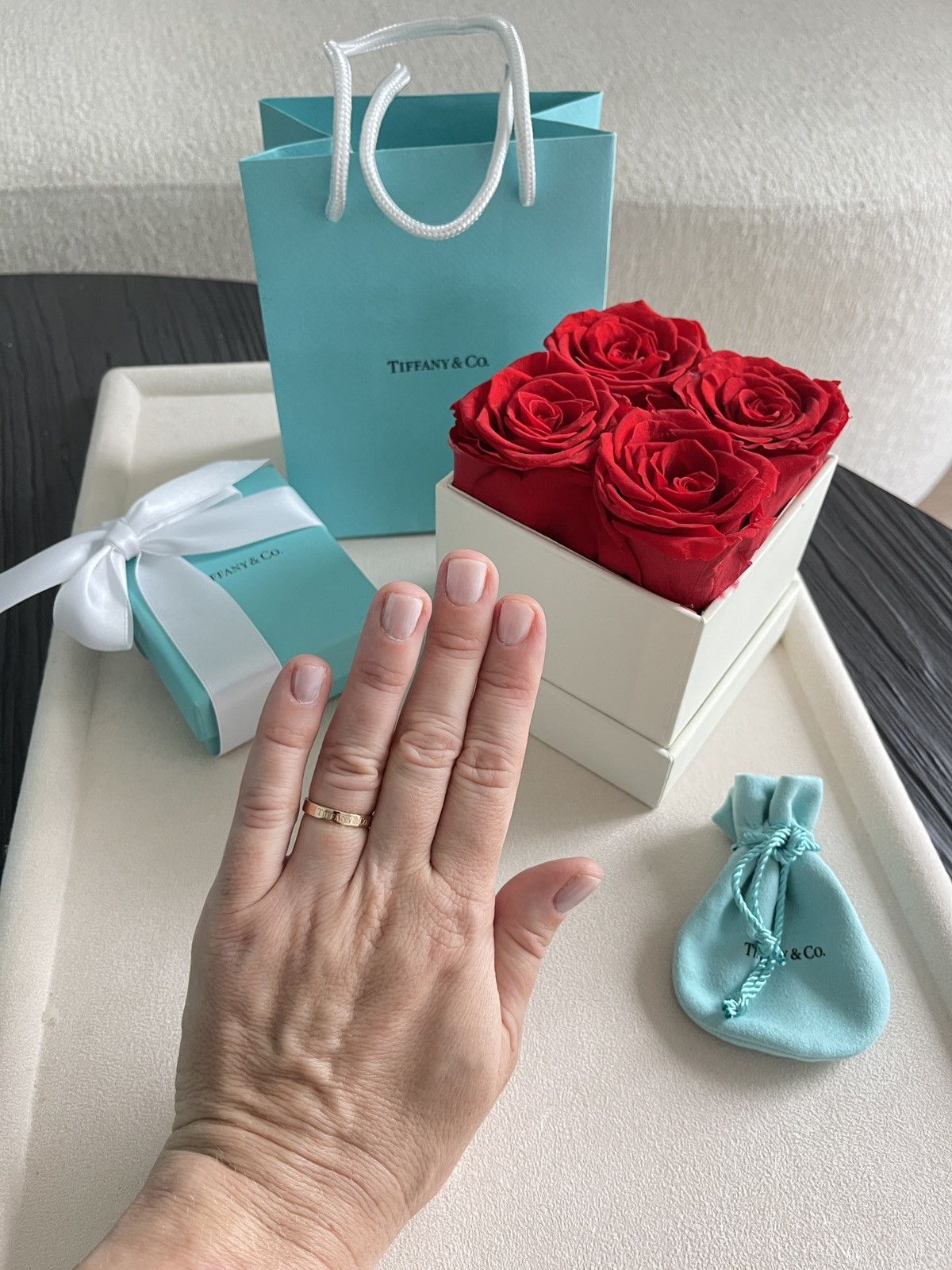 Tiffany & Co. Tiffany & Co. Band Ring in Rose Gold 18K size 4.5 NEW $1400 Size ONE SIZE - 5 Thumbnail