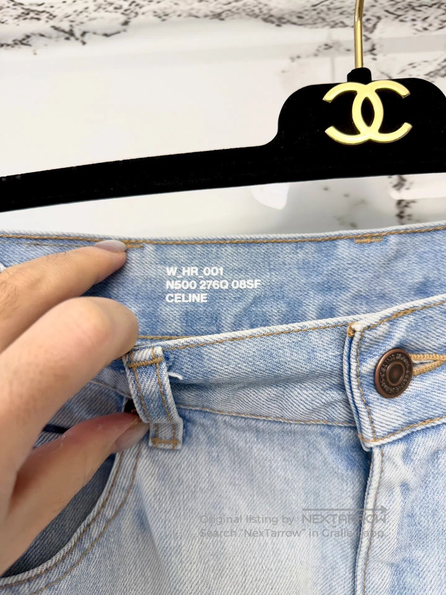 Celine CELINE Light Blue Washed Denim Pants| Size US 30 / EU 46 - 3 Thumbnail