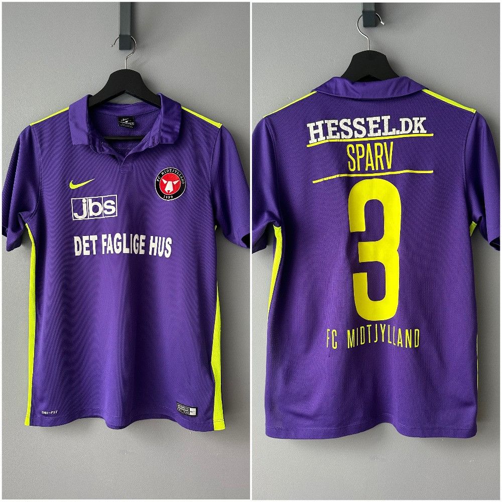 Nike 2016 Nike Midtjylland Away #3 Tim Sparv jersey shirt Size US S / EU 44-46 / 1 - 1 Thumbnail