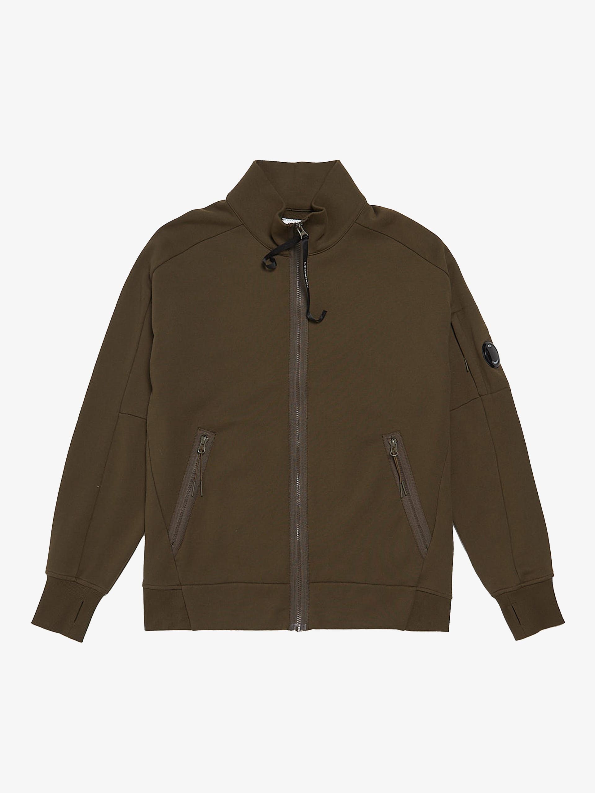 Khaki Zipped Lens Jacket