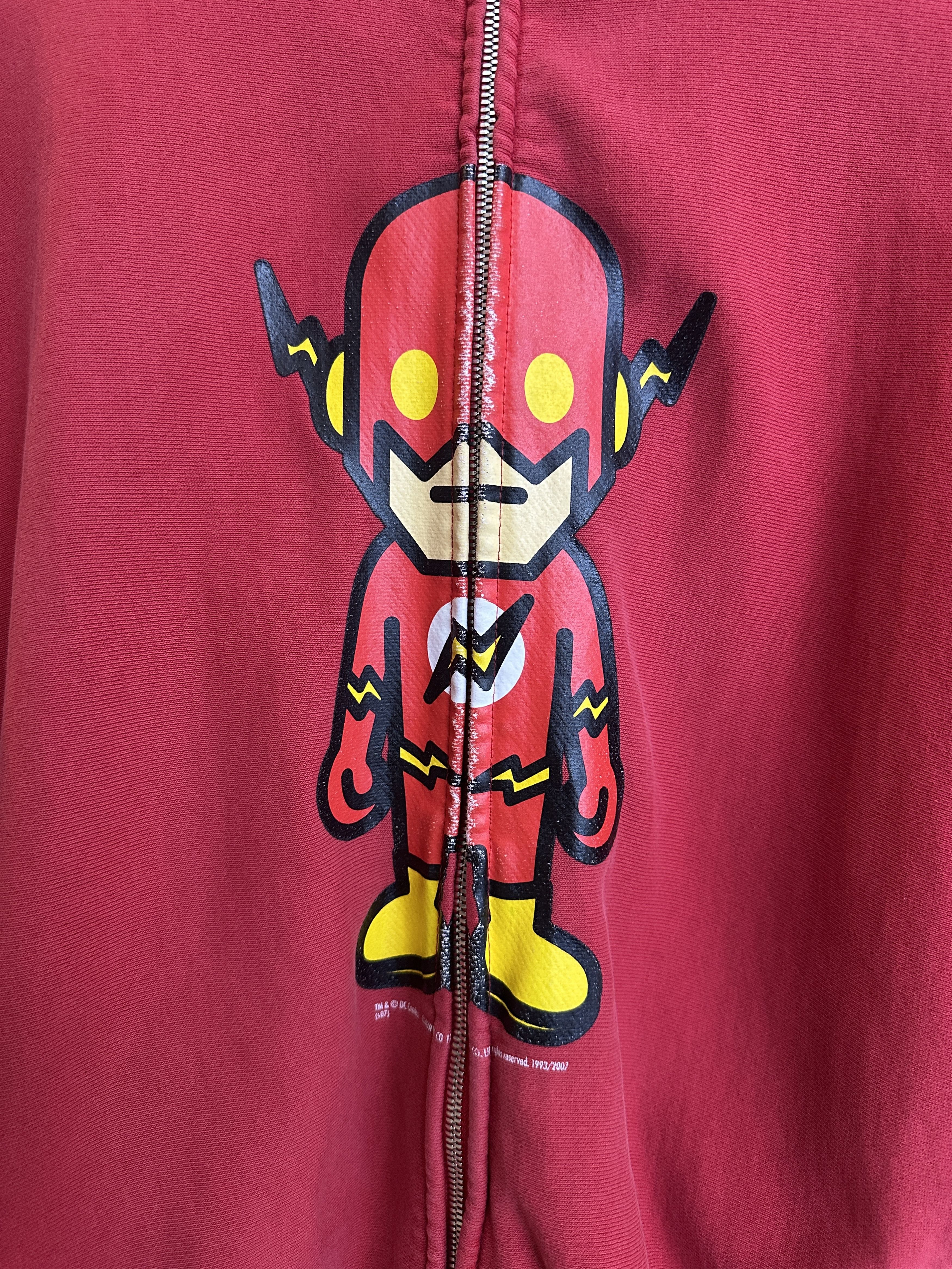 Bape 00s Bape x DC Comics Flash Zip Hoodie Size US M / EU 48-50 / 2 - 4 Thumbnail