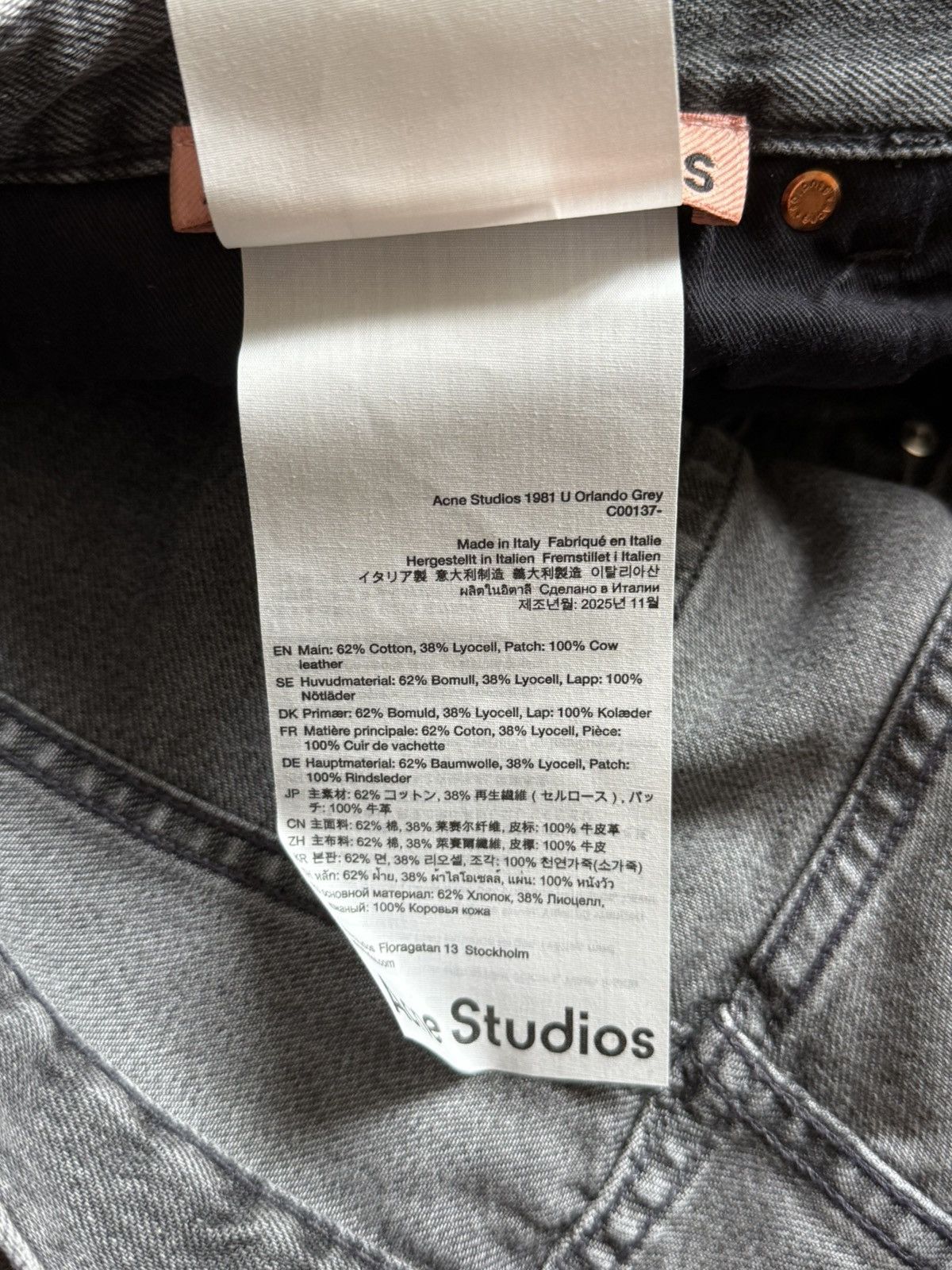 Acne Studios NWT - 1981U Orlando grey Size US 34 / EU 50 - 7 Thumbnail