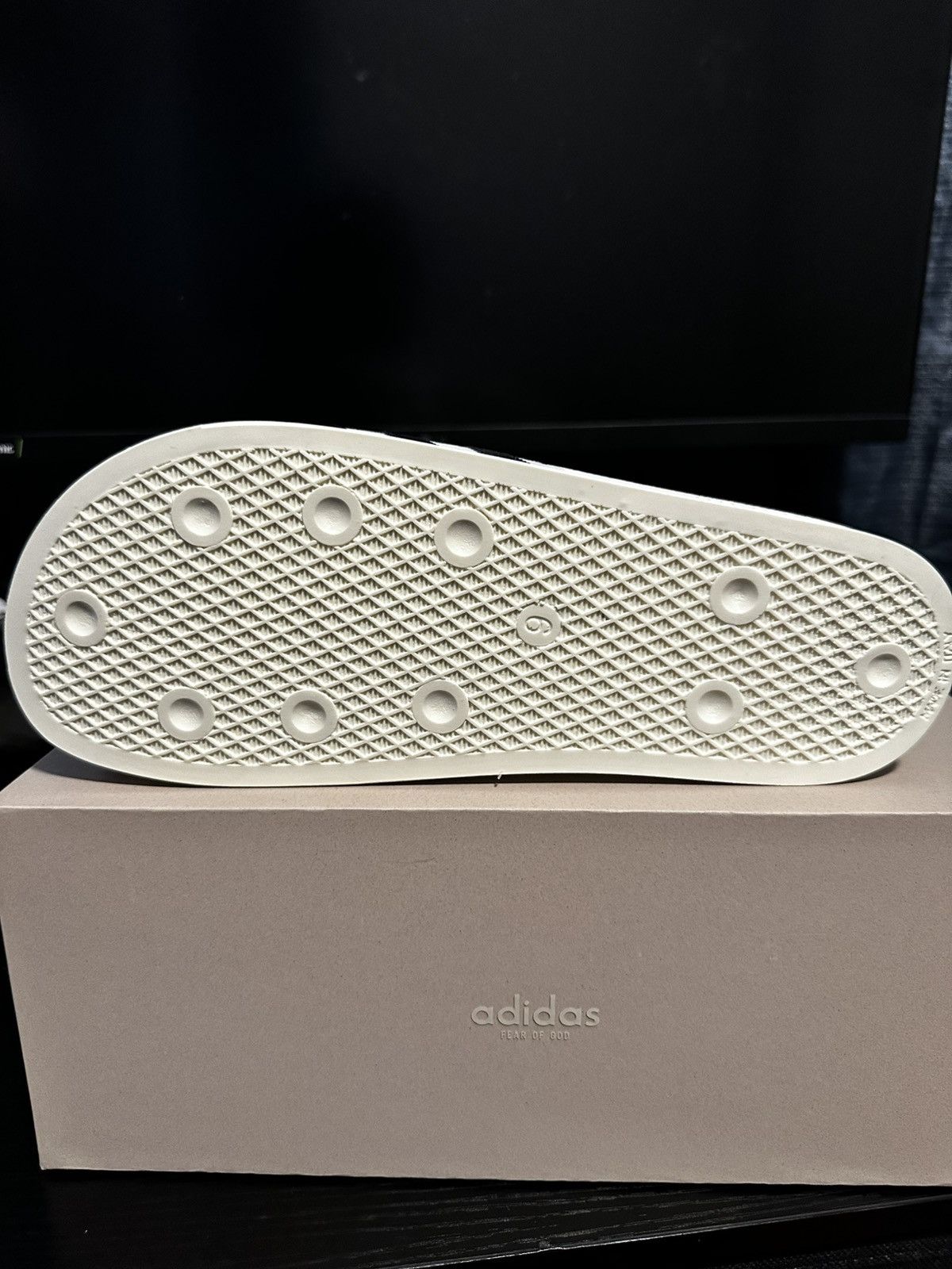 Adidas × Fear of God Adidas X Fear of God Adilette Slides Size US 9 / EU 42 - 4 Thumbnail