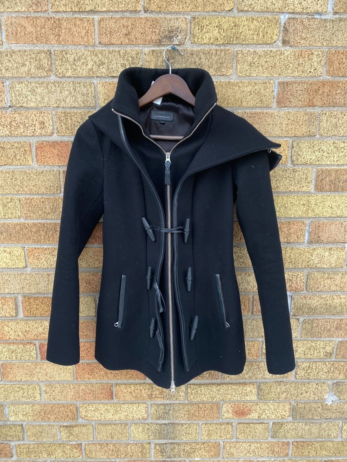 Mackage Mackage Steffy Wool Cashmere Black Long Heavy Coat Toggle C Size XS / US 0-2 / IT 36-38 - 6 Thumbnail