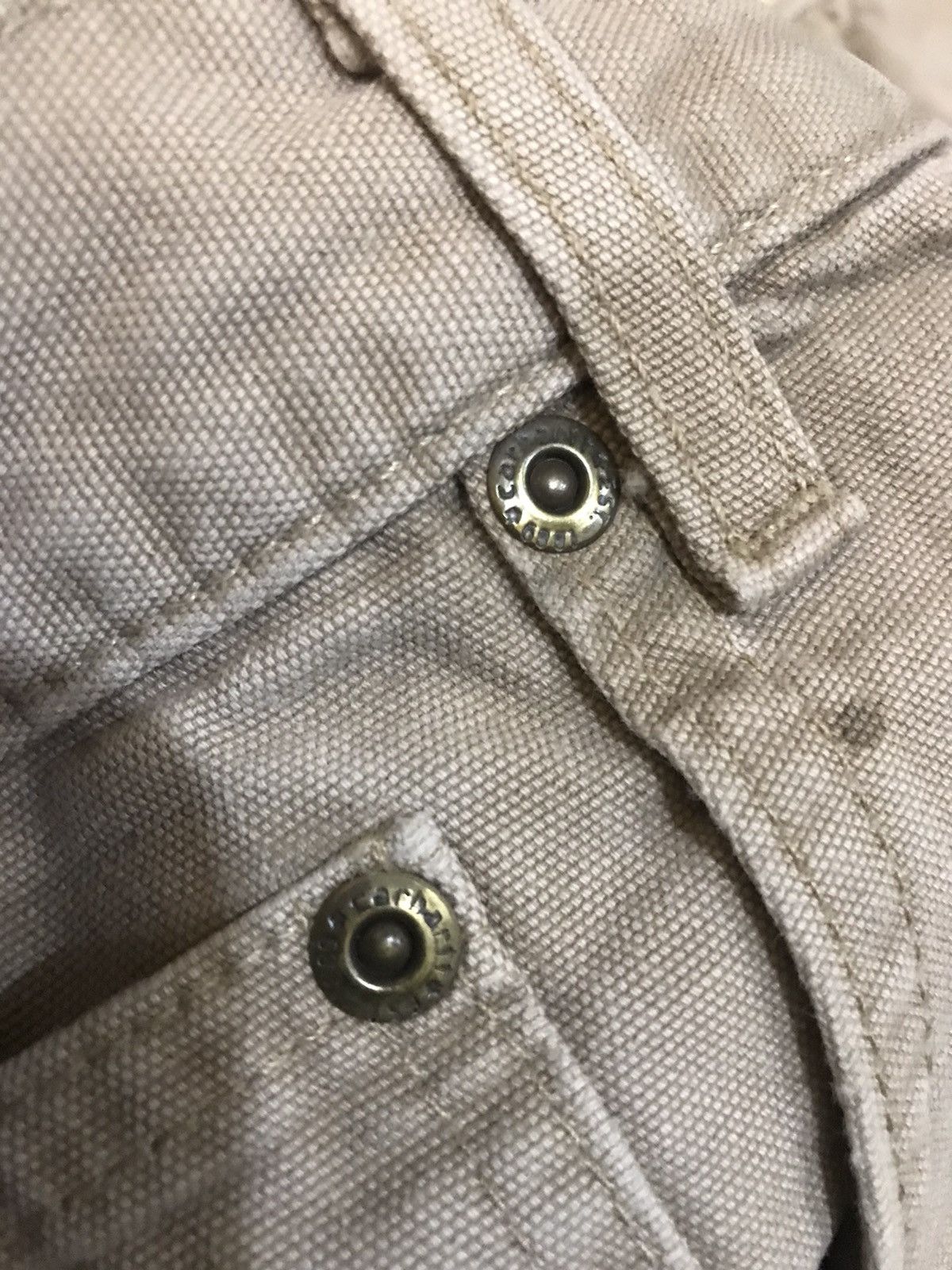 Carhartt × Vintage Carhartt Carpenter Pants Distressed Faded Brown 38x32 Size US 38 / EU 54 - 12 Thumbnail