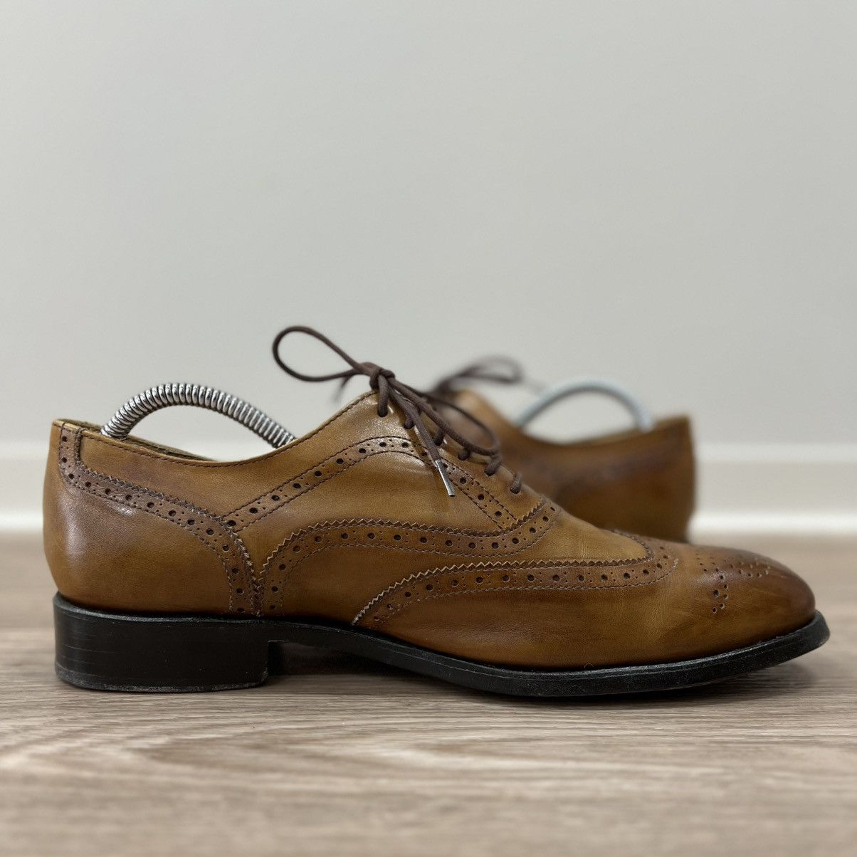 Benson × Genuine Leather Benson Casablanca Leather Brogue Hand Made Classic Shoes Size US 9 / EU 42 - 7 Thumbnail