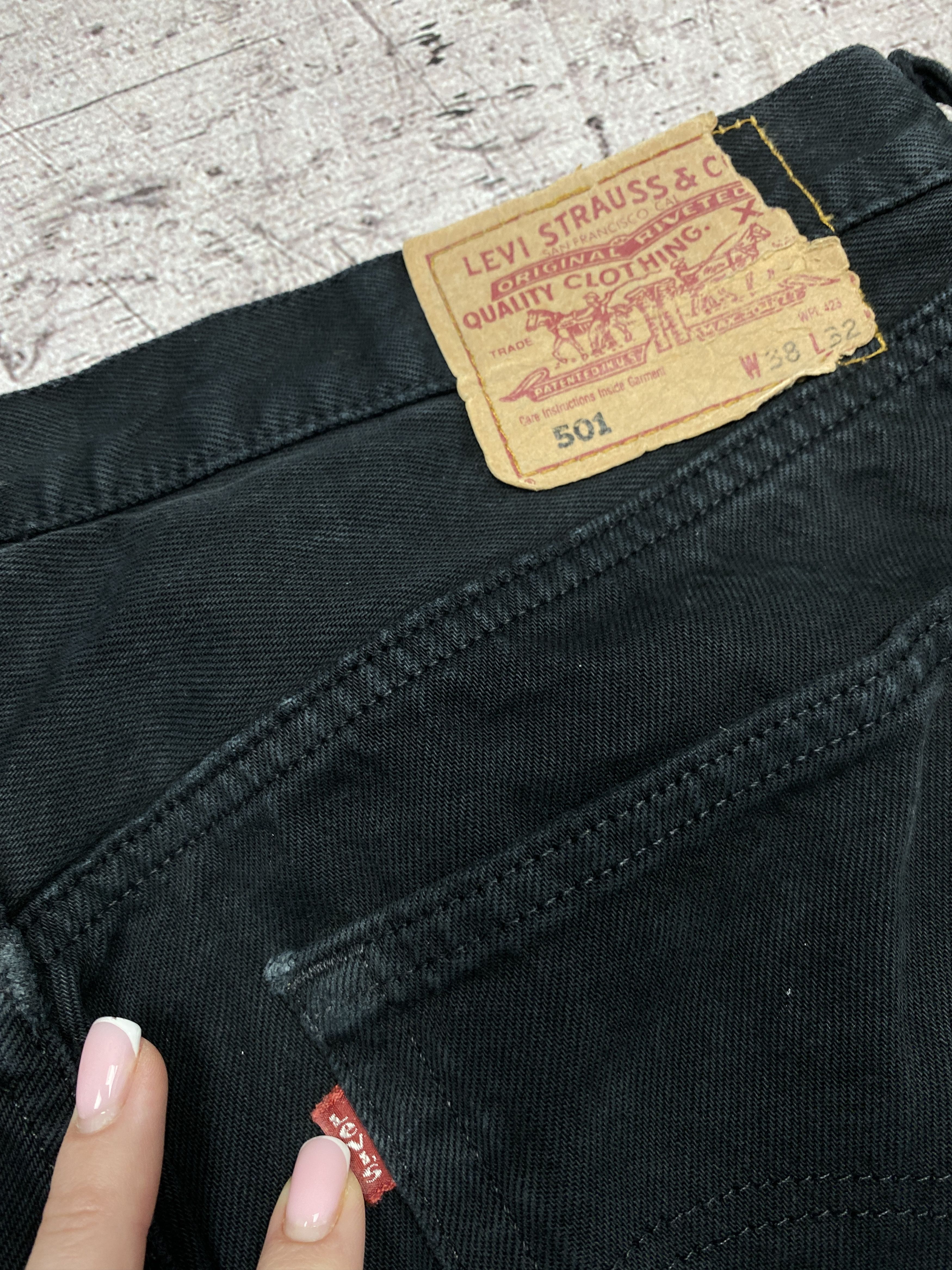 Levi's × Levi's Vintage Clothing Levi's 501 Vintage Mens Denim Pants Jeans Size US 38 / EU 54 - 3 Thumbnail