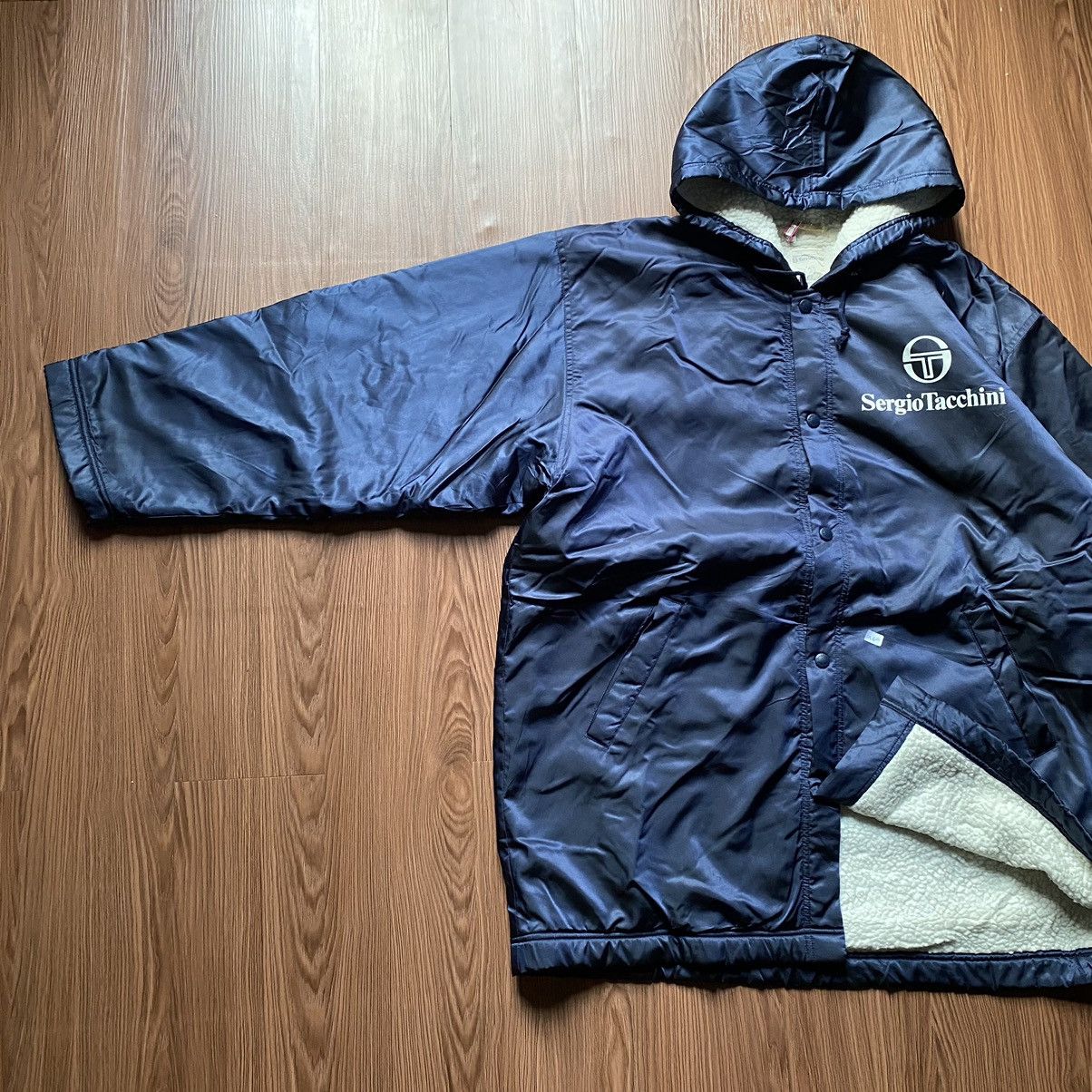 Gosha Rubchinskiy × Sergio Tacchini Vintage sergio tacchini heavy coat jacket sherpa Size US L / EU 52-54 / 3 - 6 Thumbnail