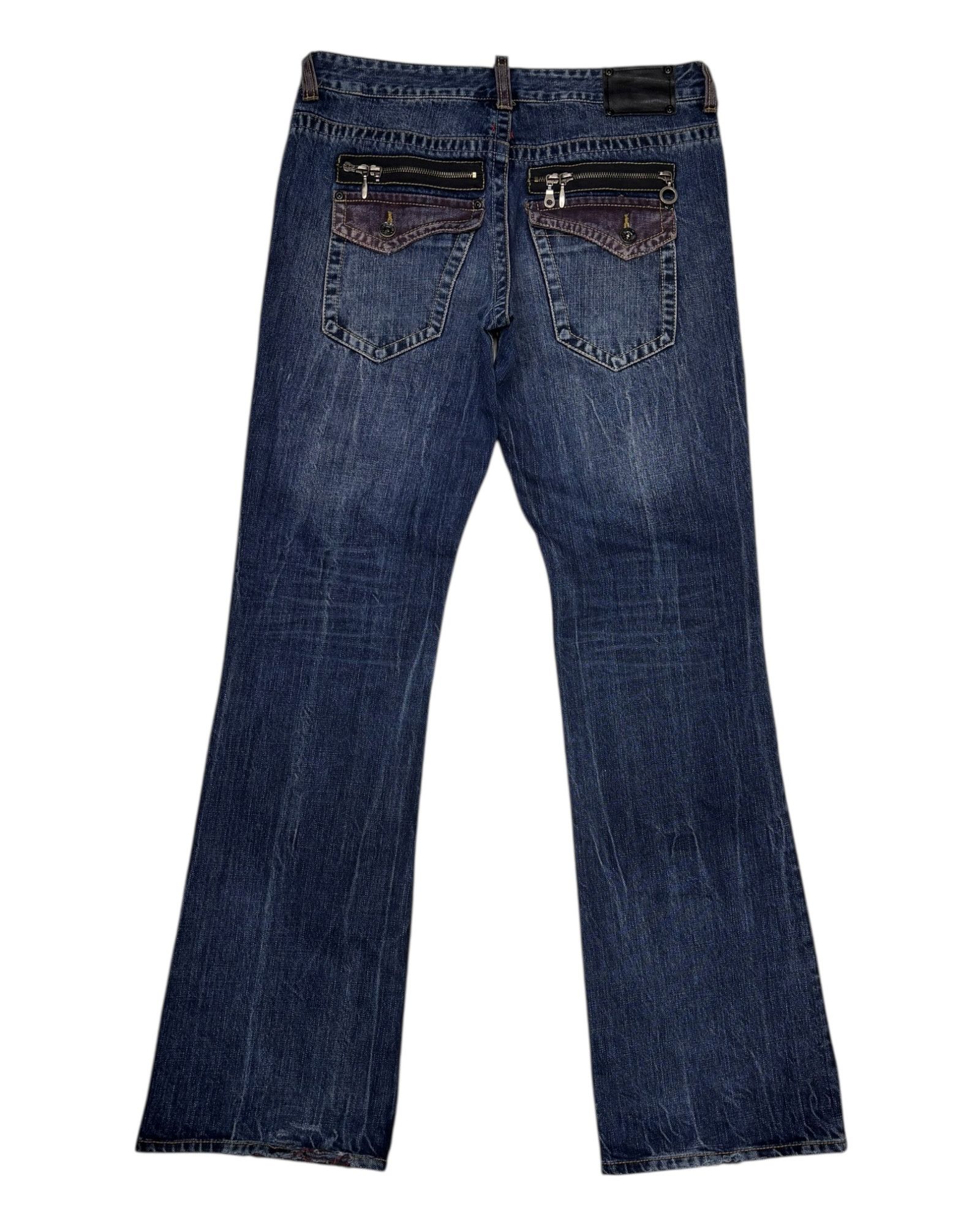 semanticdesign PREMIUM VINTAGE by SEMANTIC DESIGN FLARE JEANS BOOTCUT DENIM Size US 33 - 10 Thumbnail