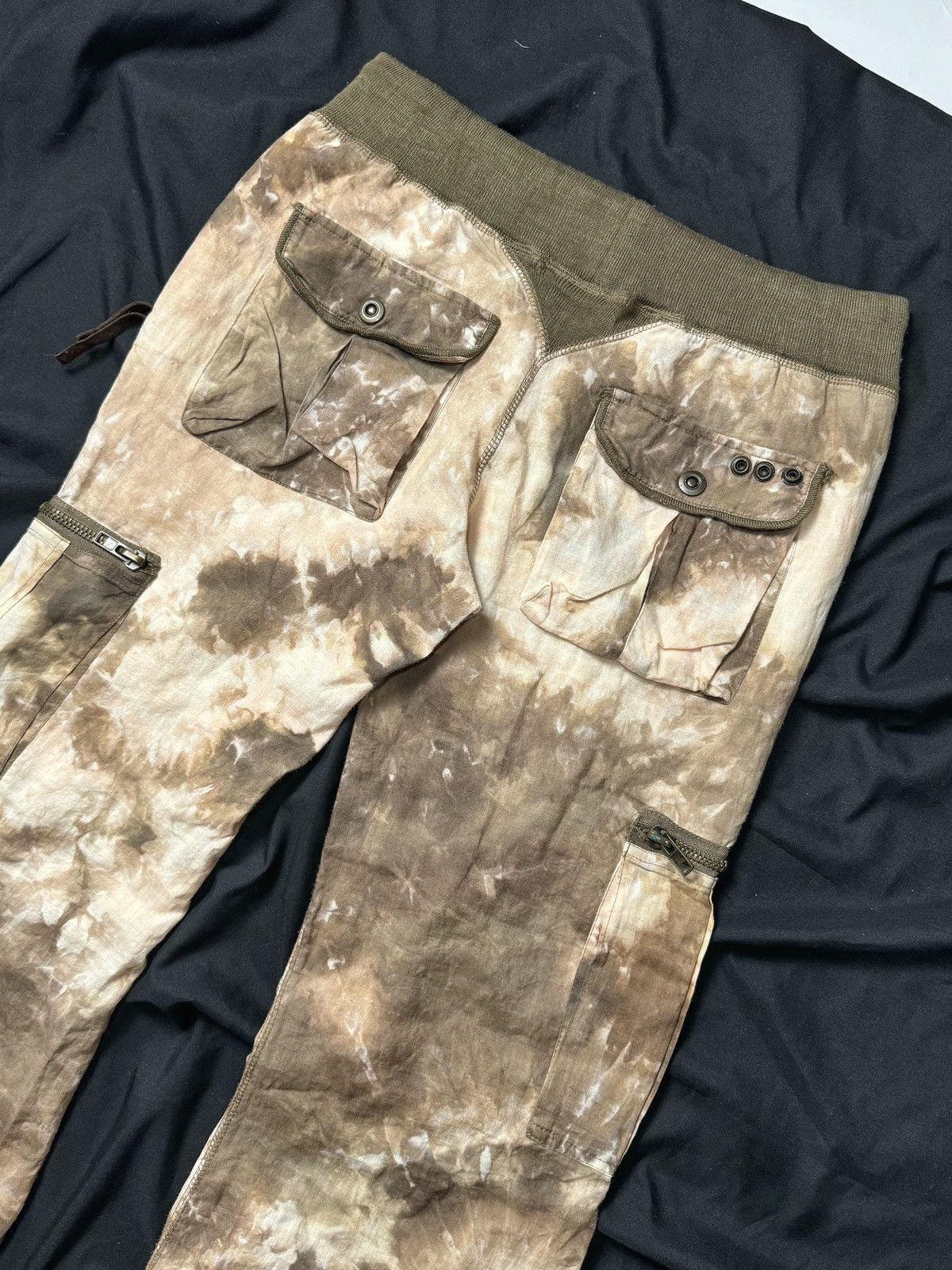 If Six Was Nine × Japanese Brand × Le Grande Bleu (L.G.B.) G.O.A Goa Flared Bootcut Cargo Pants Bleach Brown Size US 32 / EU 48 - 5 Thumbnail