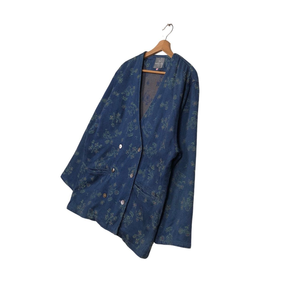 Japanese Brand 📌Vintage Indigo Denim Jacket Simple Life Size US M / EU 48-50 / 2 - 3 Thumbnail