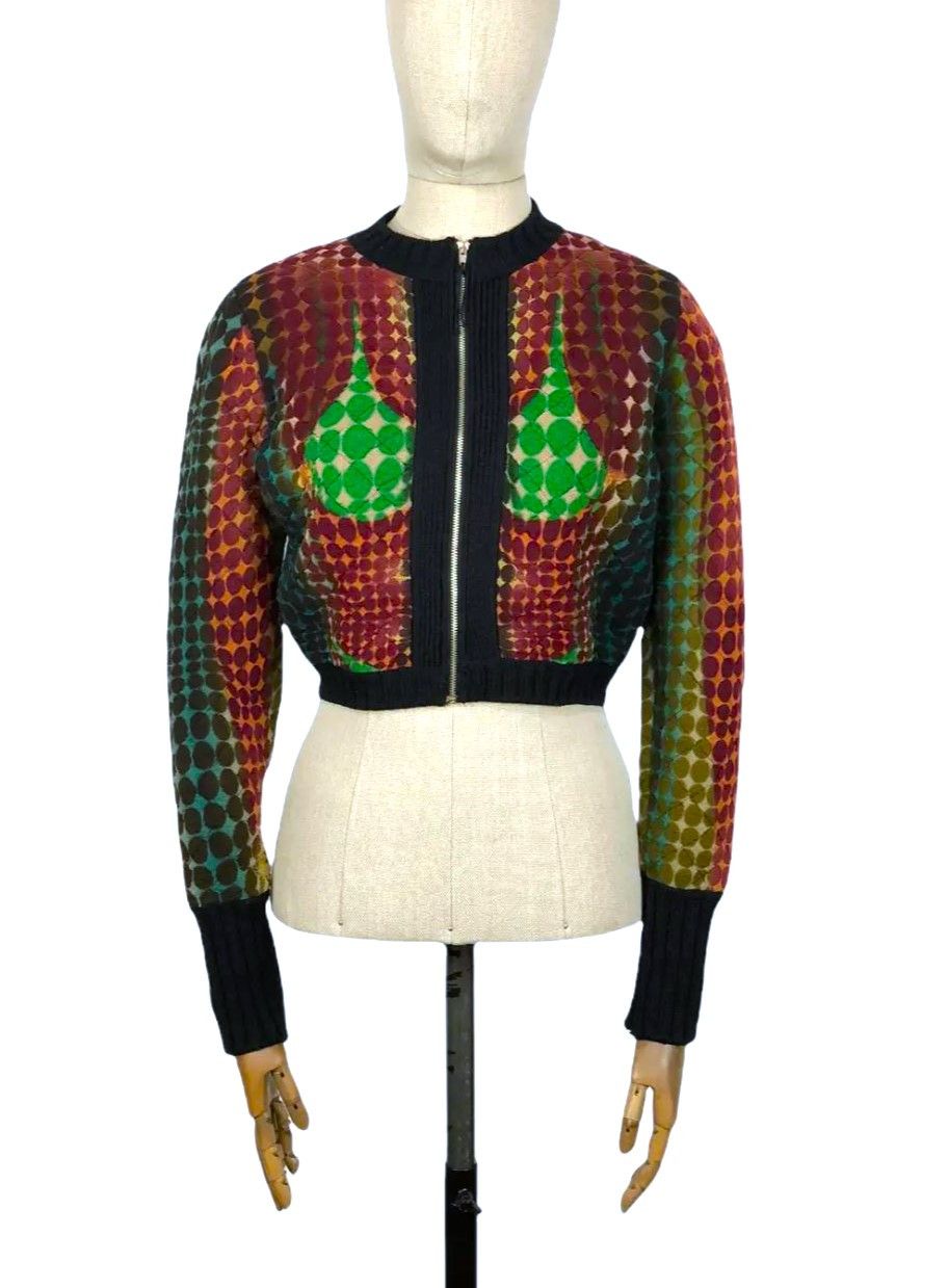 Jean Paul Gaultier Jean Paul Gaultier F/W 1995 Cyberbaba Optical Mad Max Jacket Size US S / EU 44-46 / 1 - 2 Thumbnail