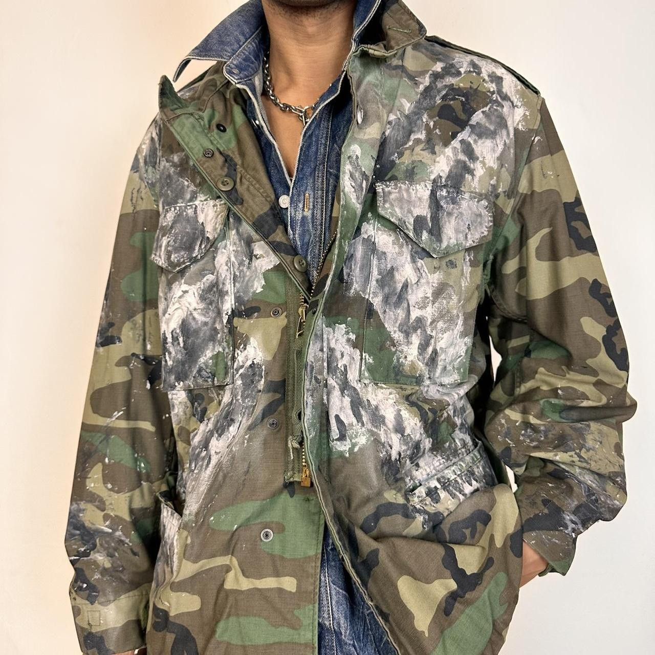 Vintage ASTROBOI* 'X Marks The Spot' Oversized Camo Jacket - XXL Size US XXL / EU 58 / 5 - 2 Thumbnail