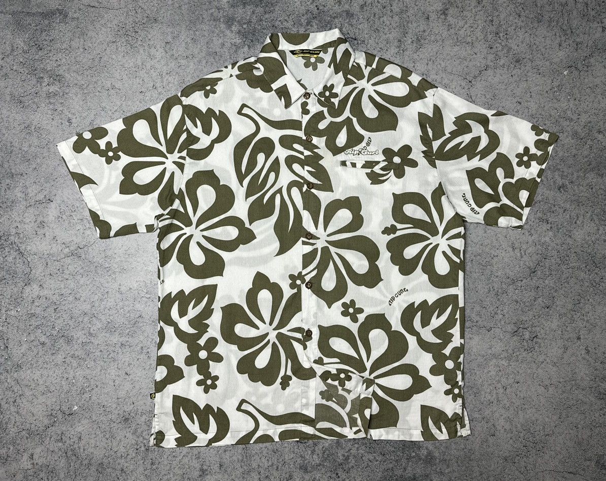 Rip Curl Vintage Rip Curl Floral Hawaiian Y2K Button Up Surf Shirt Size US L / EU 52-54 / 3 - 5 Thumbnail