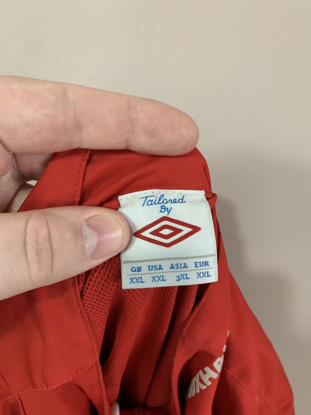 Umbro Wales Football Zip Track Jacket Umbro Soccer Retro Size XXL Size US XXL / EU 58 / 5 - 8 Thumbnail