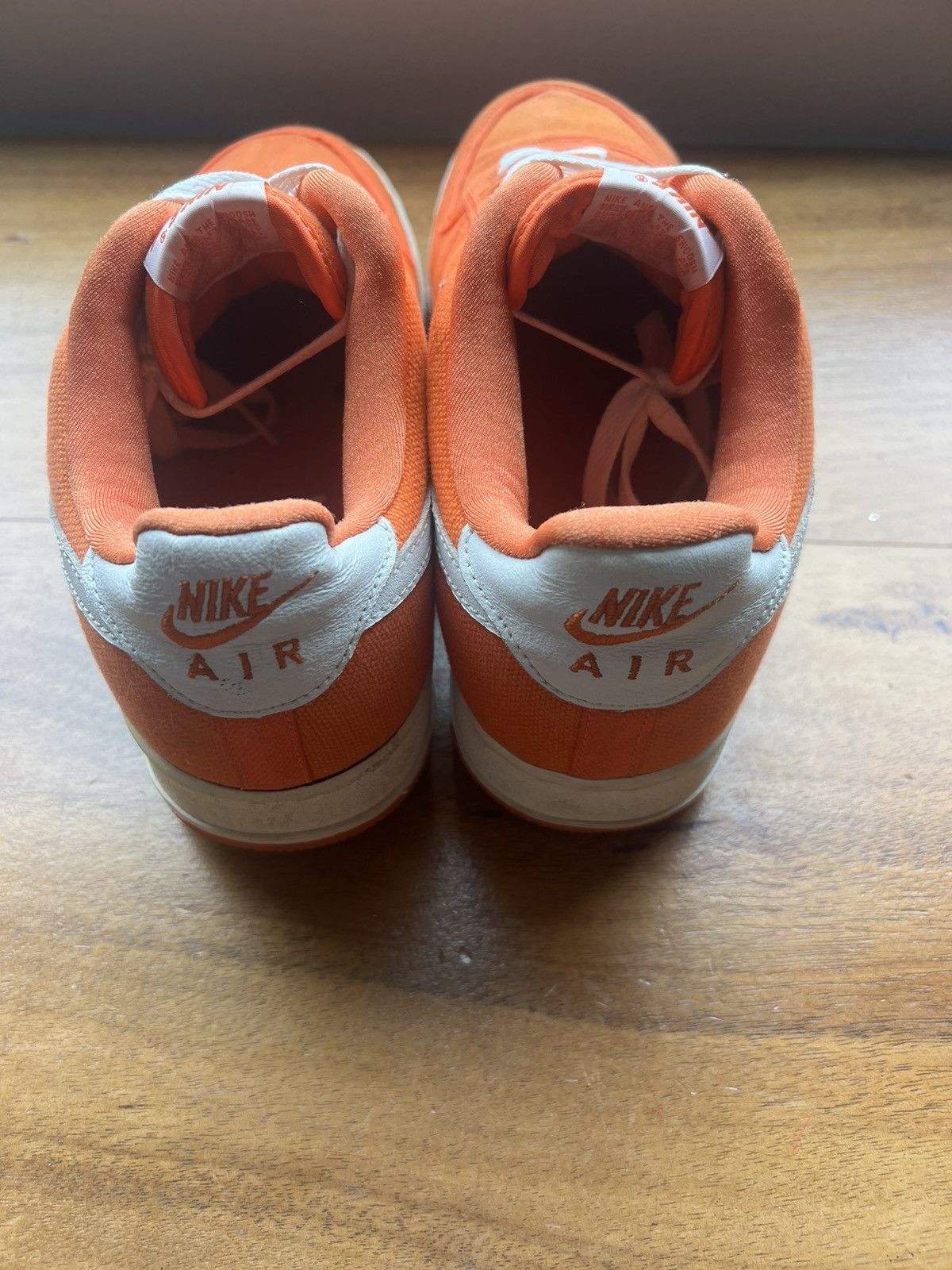 Nike Air Force 1 Canvas ‘Safety Orange’ 2001 Size US 10.5 / EU 43-44 - 5 Thumbnail