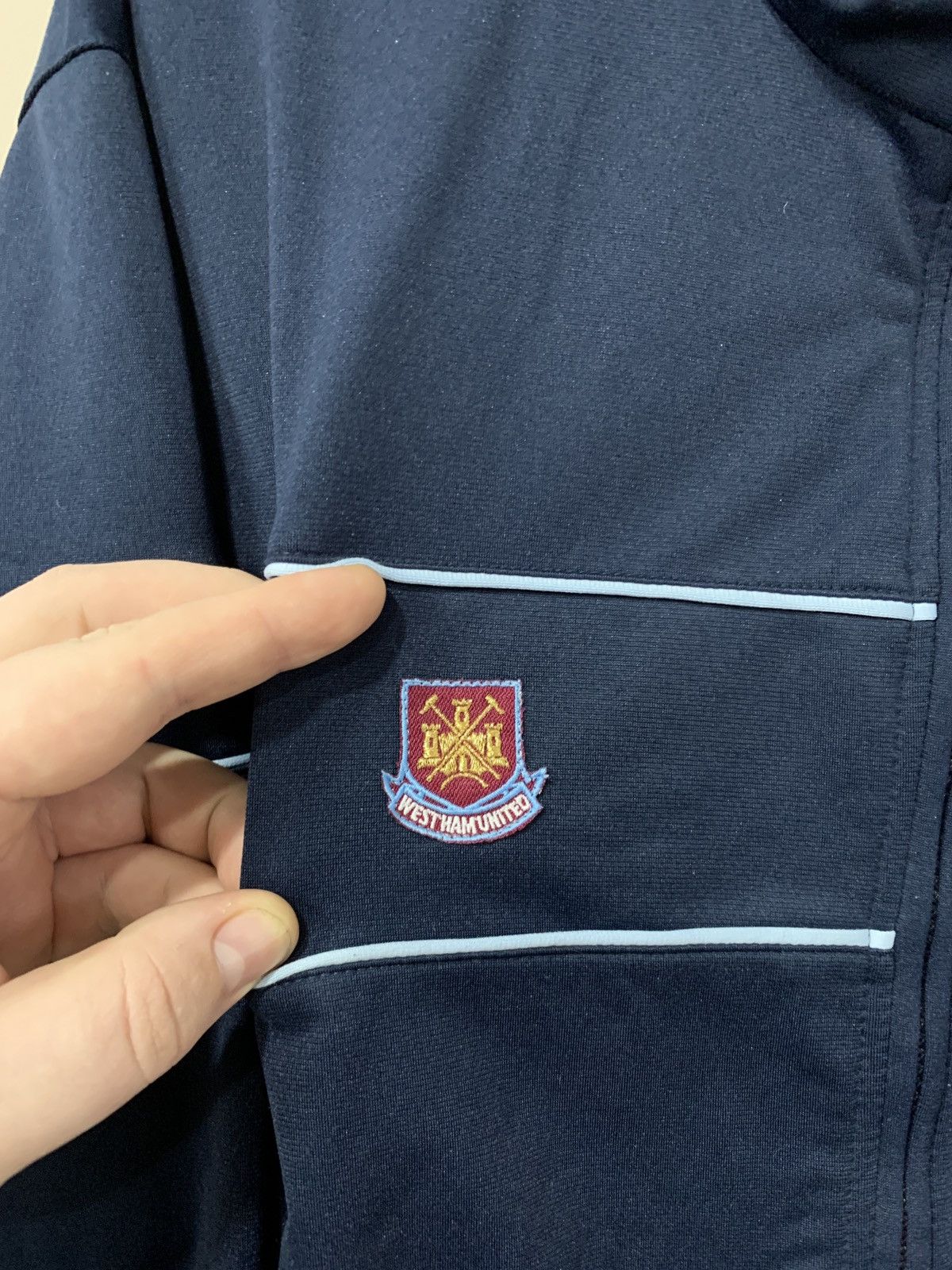 Fila × Vintage West Ham United Zip Football Jacket Fila Vintage Retro Sz M Size US M / EU 48-50 / 2 - 10 Thumbnail