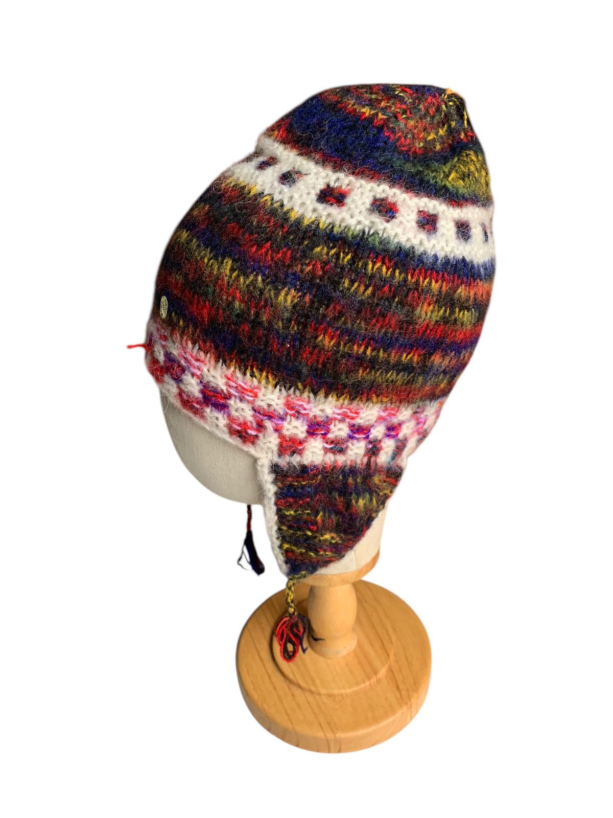 Japanese Brand × Kapital × Vintage Knitted Crochet Hippies Style Winter Sessions Beanie hats Size ONE SIZE - 3 Thumbnail