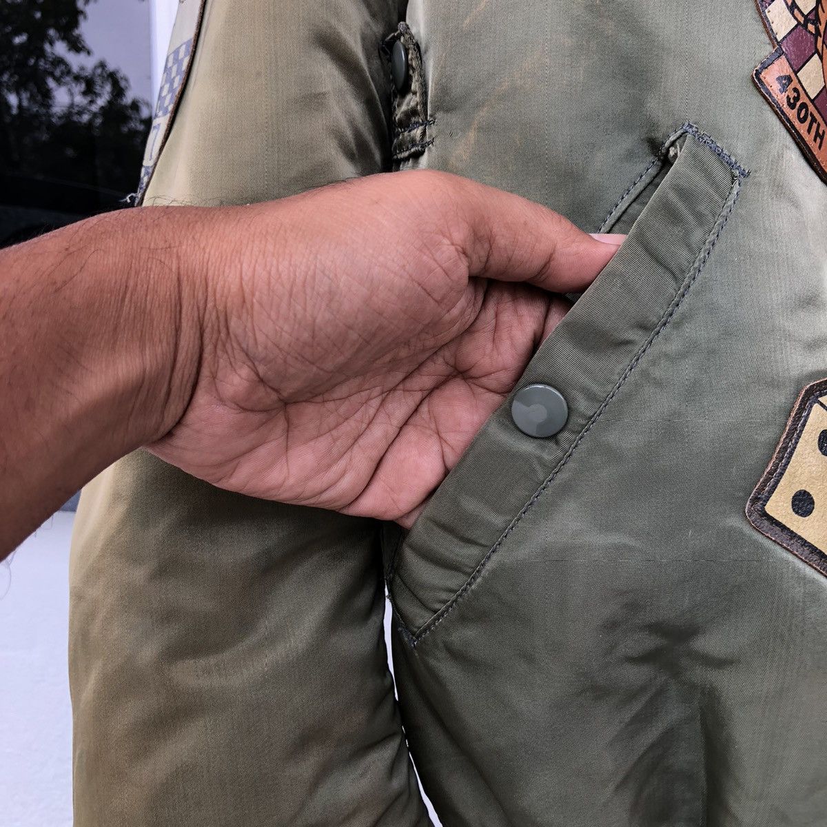 Avirex Vintage USAF MA-1 Flight Patches by Avirex Sun Faded Jacket Size US L / EU 52-54 / 3 - 6 Thumbnail