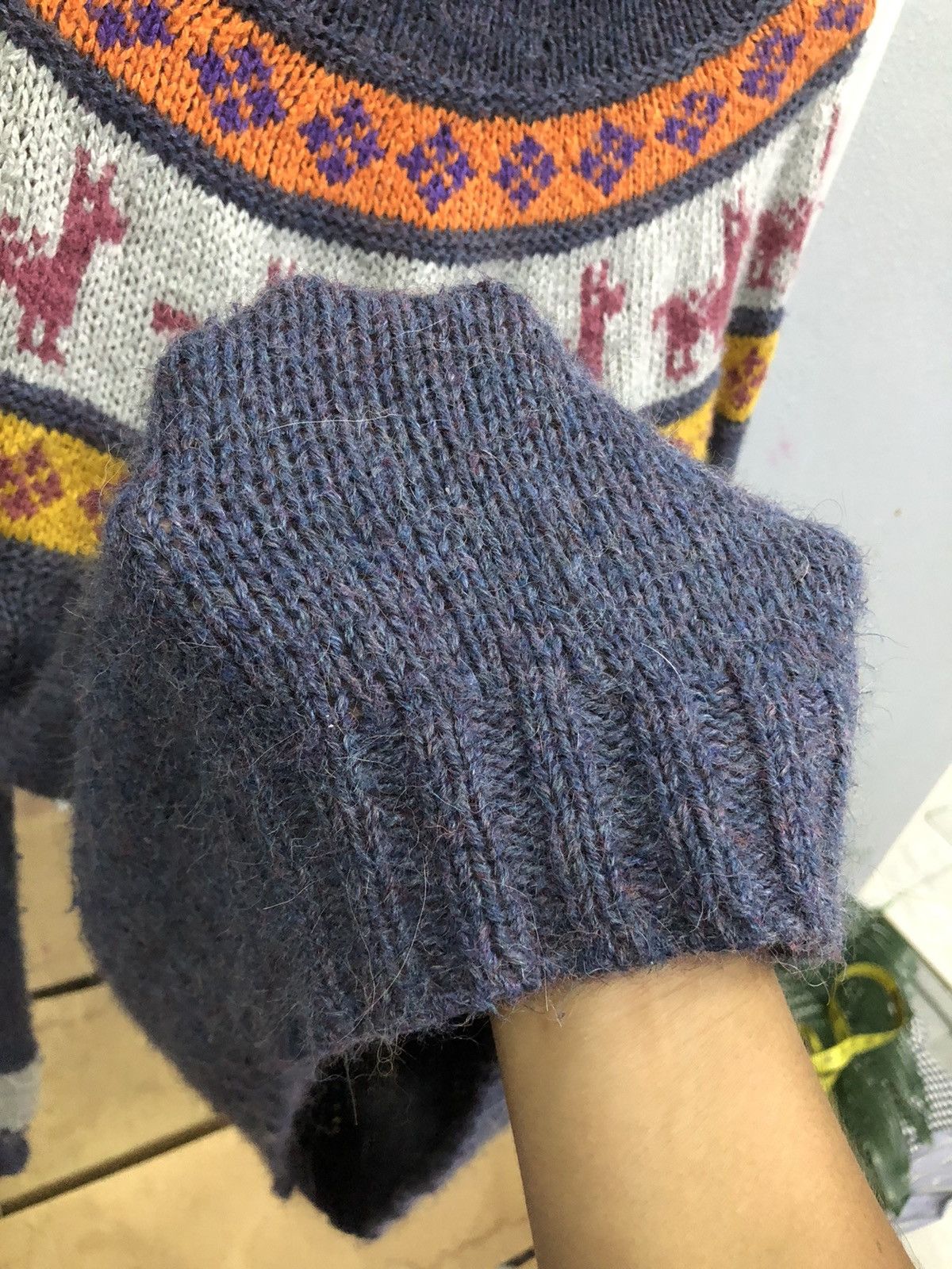 Japanese Brand Titicaca Alpaca Wool Llama Knit Cardigan Vintage Size US M / EU 48-50 / 2 - 14 Thumbnail