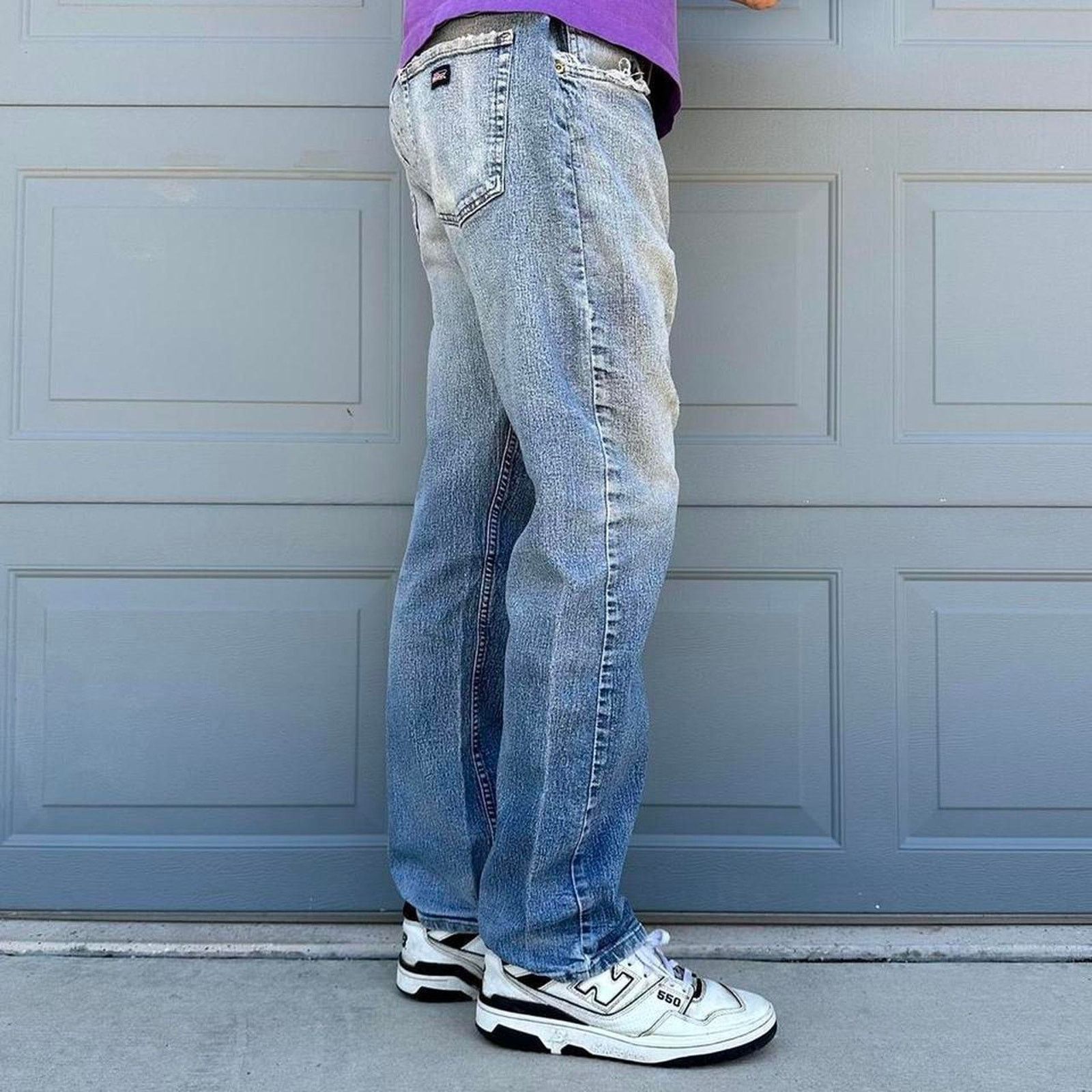 Dickies Vintage sun faded dickies blue jeans Size US 36 / EU 52 - 1 Thumbnail