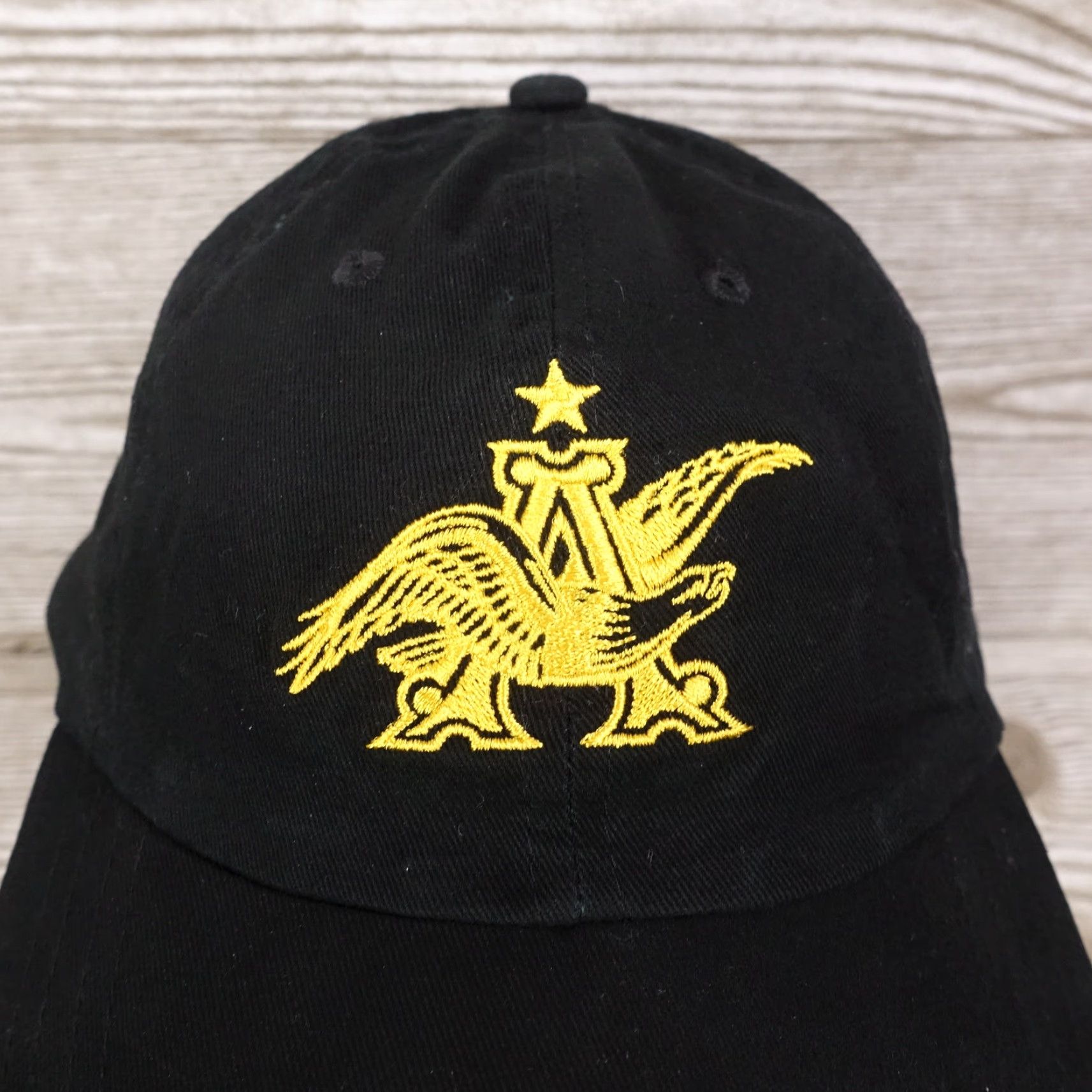 Logo 7 ANHEUSER BUSCH BLACK BASEBALL CAP STRAPBACK MEN'S ONE SIZE Size ONE SIZE - 2 Thumbnail