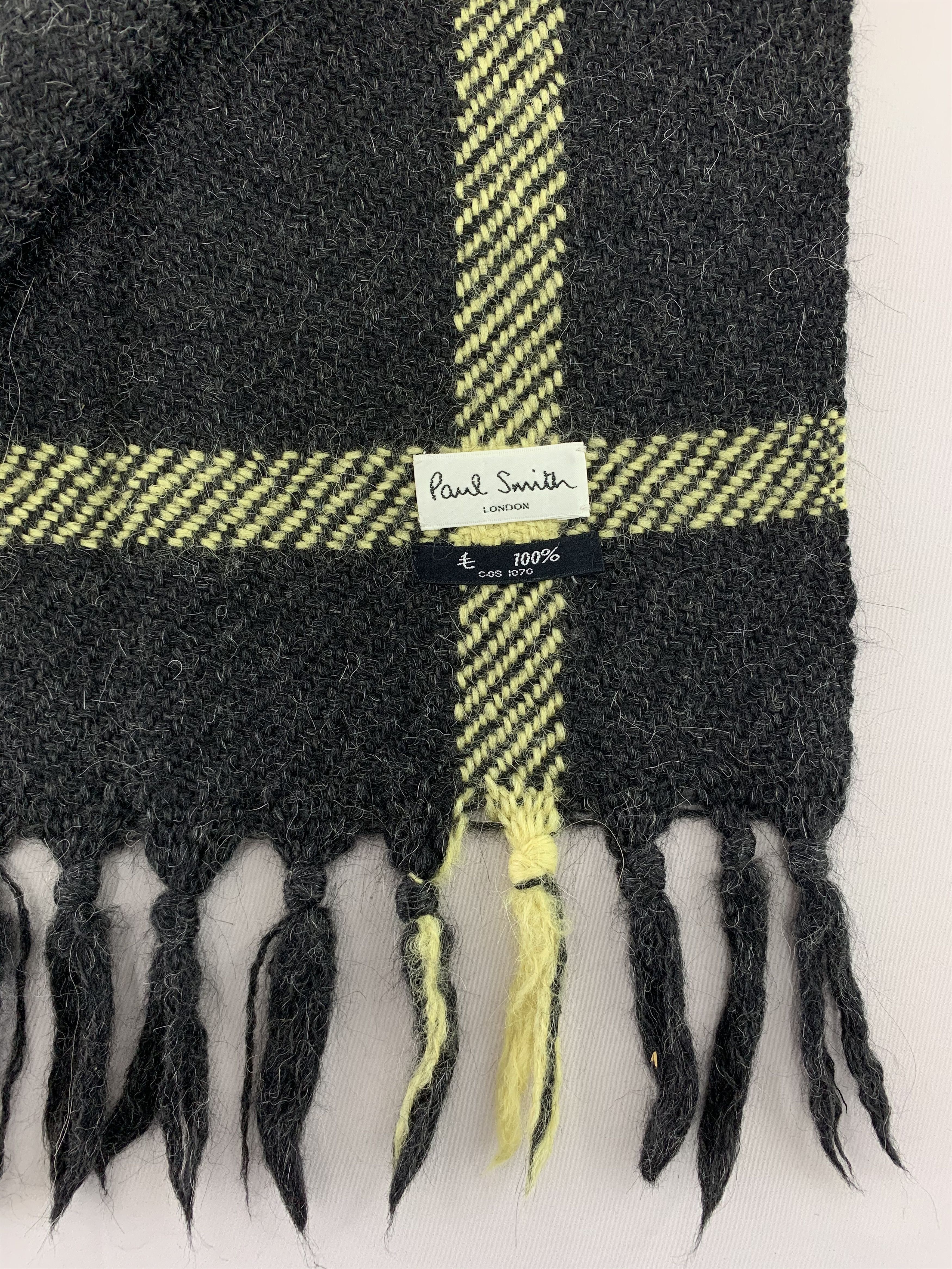 Paul Smith Paul Smith Scarf Wool Muffler Neck Wrap BL4215 Size ONE SIZE - 3 Thumbnail