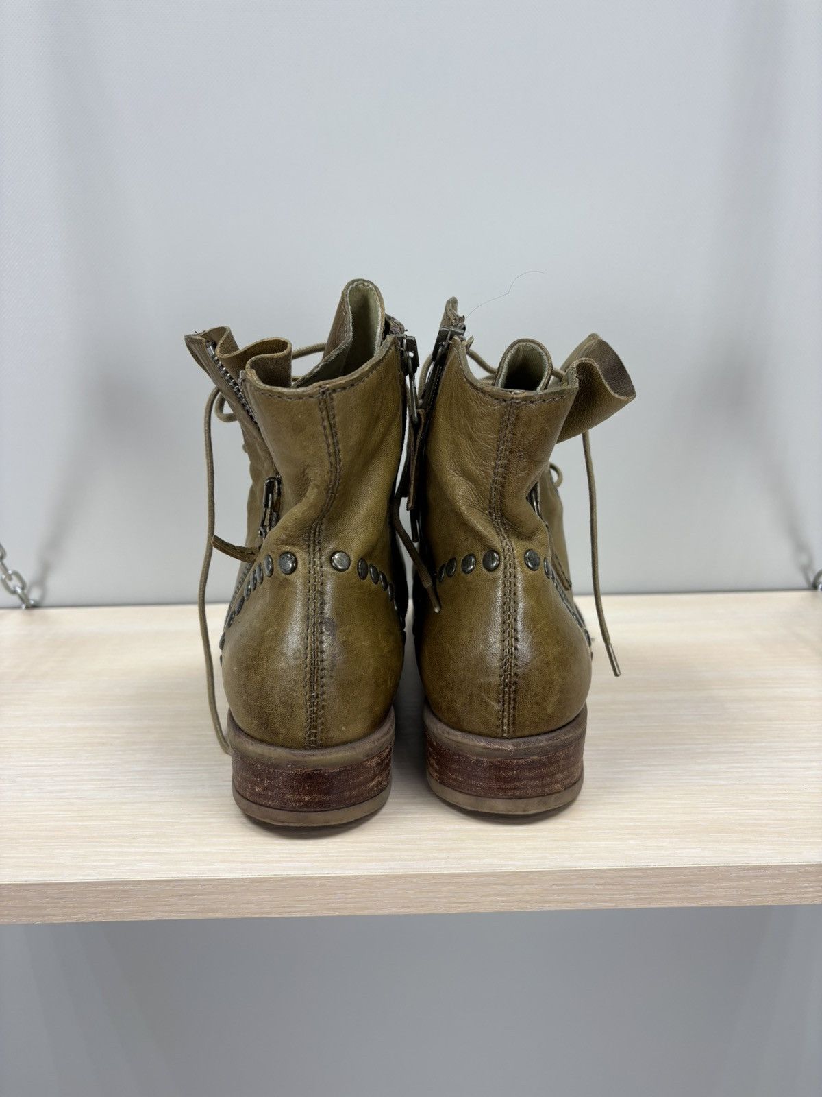 A.S.98 Womens leather boots MJUS Size 39 Color Brown Size US 9 / IT 39 - 5 Thumbnail