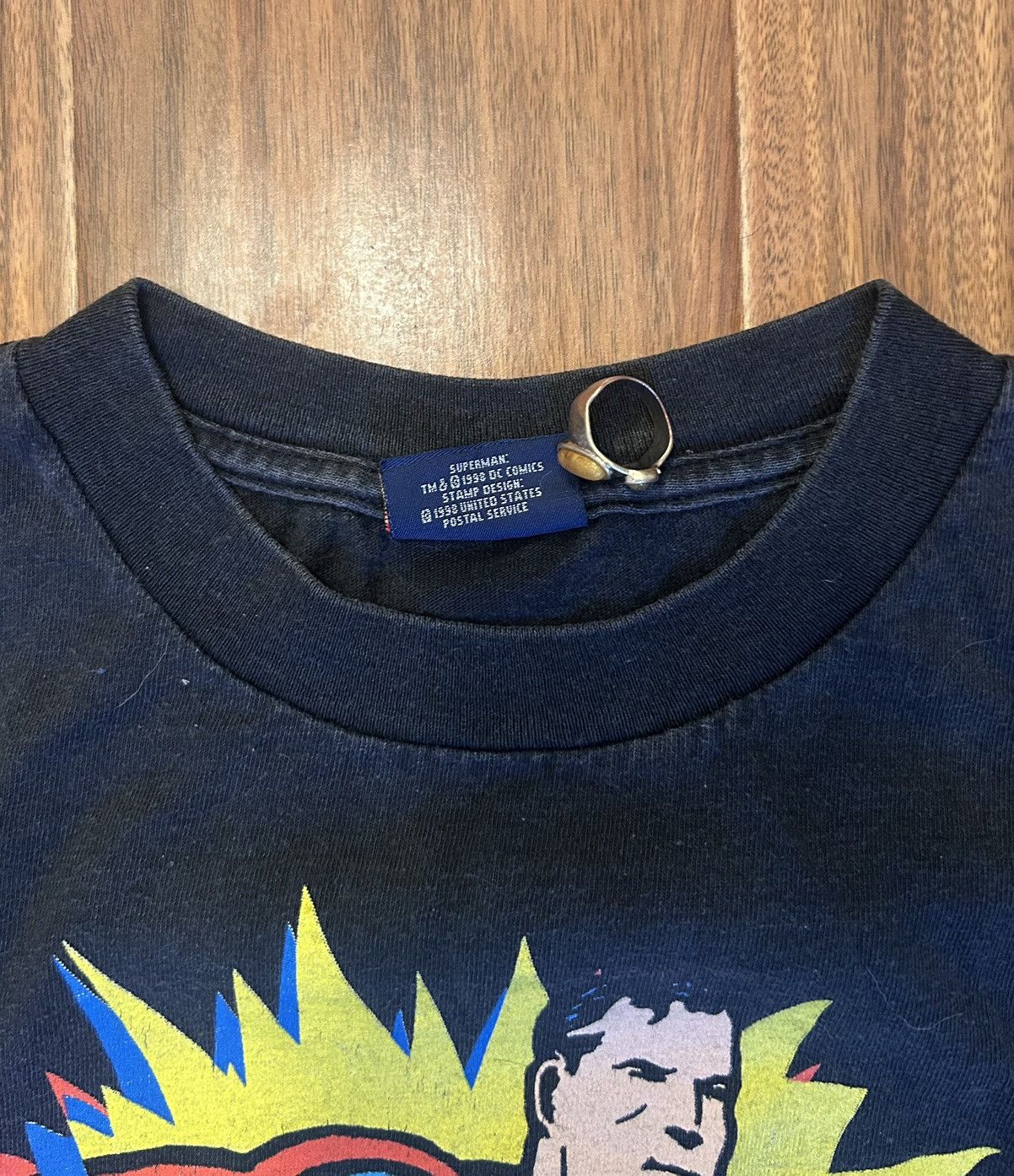DC Comics Vintage 1998 Superman USPS Tee DC Comics Stamp Collectible T Size US L / EU 52-54 / 3 - 5 Thumbnail
