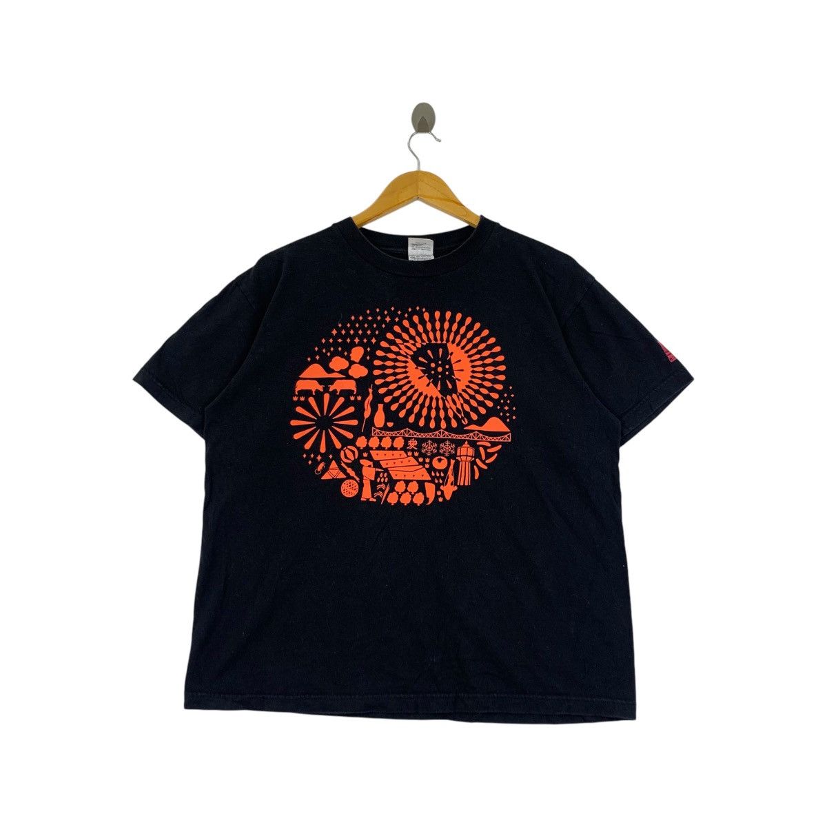 Vintage JAPAN TRADITIONAL Nagaoka Fireworks Festival Tee Shirt Size L / US 10 / IT 46 - 1 Thumbnail