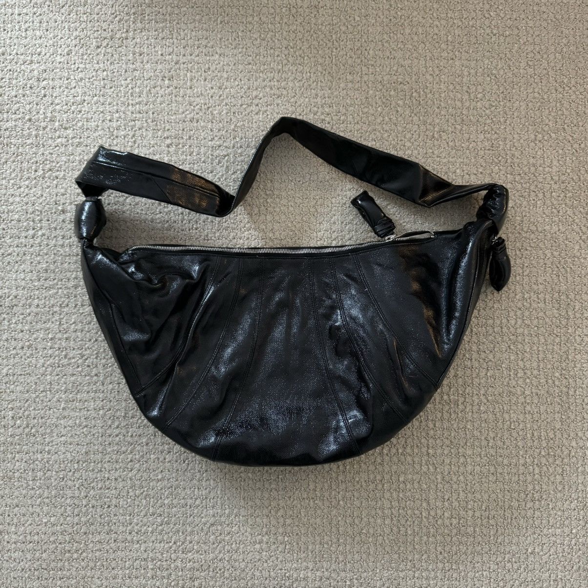 Lemaire Lemaire large croissant coated cotton bag Size ONE SIZE - 1 Thumbnail