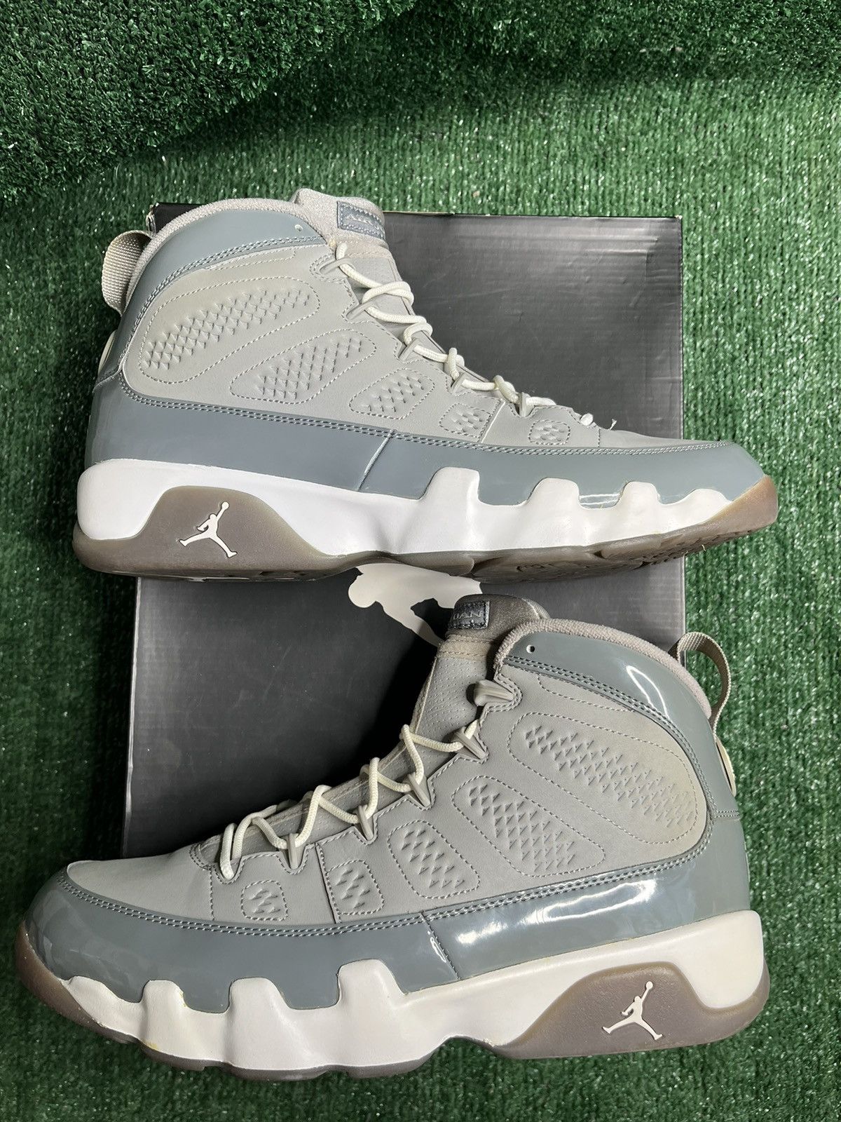 image of Air Jordan Cool Grey 9 Shoes, Men's (Size 11)