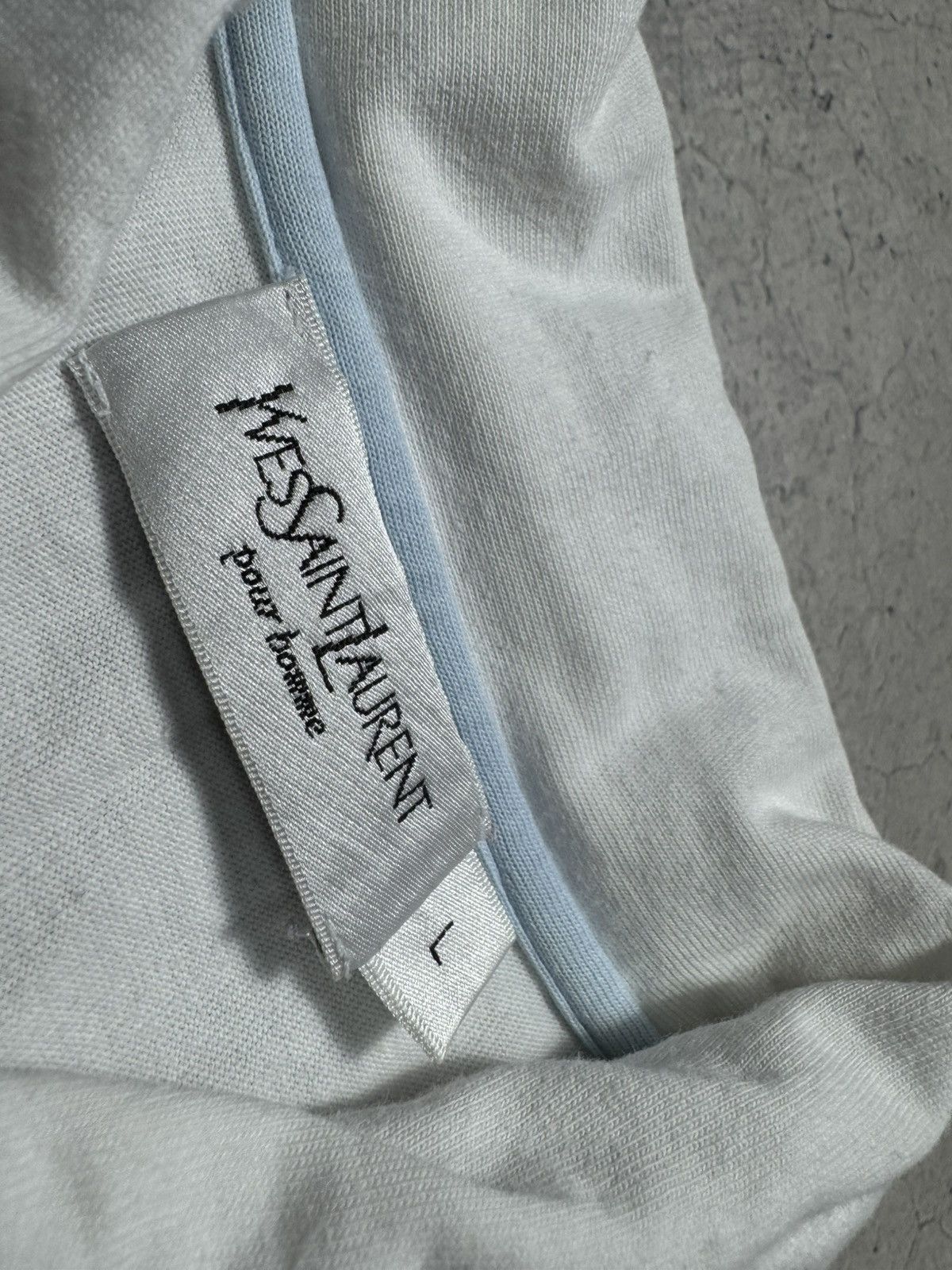 Yves Saint Laurent Yves Saint Laurent YSL Striped Luxury Polo T Shirt Size US L / EU 52-54 / 3 - 8 Thumbnail