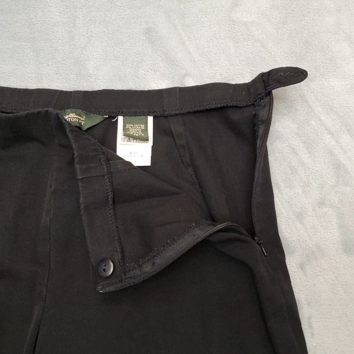 Eddie Bauer Eddie Bauer Tech Capri Pant Women 10 Black Bremerton Fit Skimmer Crop Pant Size 32" / US 10 / IT 46 - 3 Thumbnail