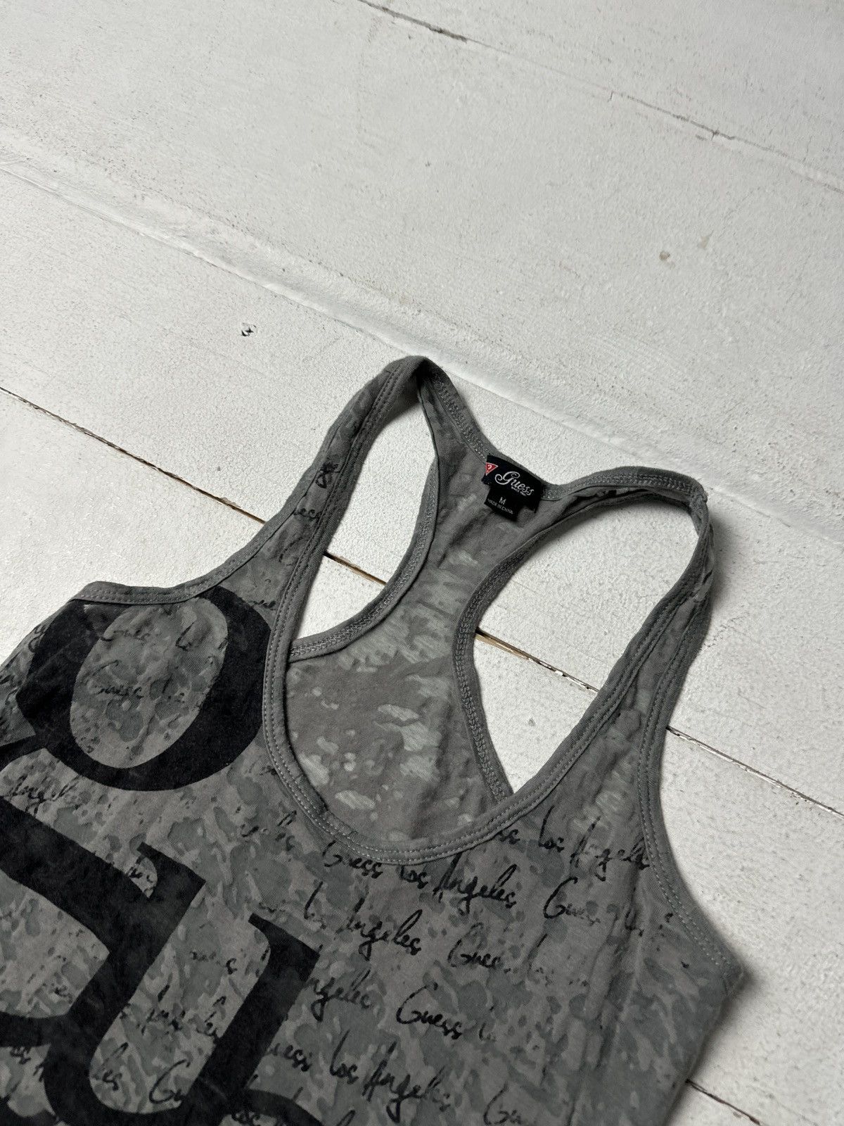 Guess 🚨AVANT-GARDE GUESS TANK WOMEN Y2k BIG LOGO Size M / US 6-8 / IT 42-44 - 2 Thumbnail