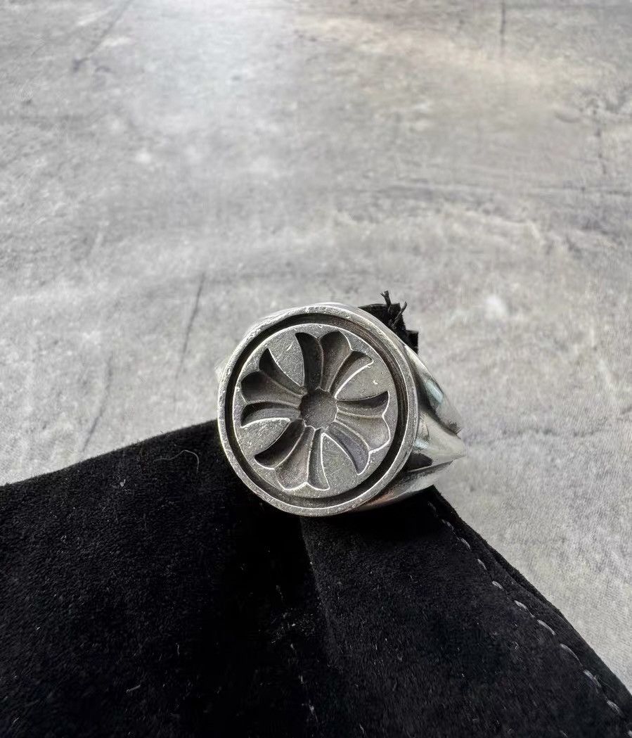 Chrome Hearts Chrome Hearts Concave Cross Wax Seal Ring Size ONE SIZE - 3 Thumbnail