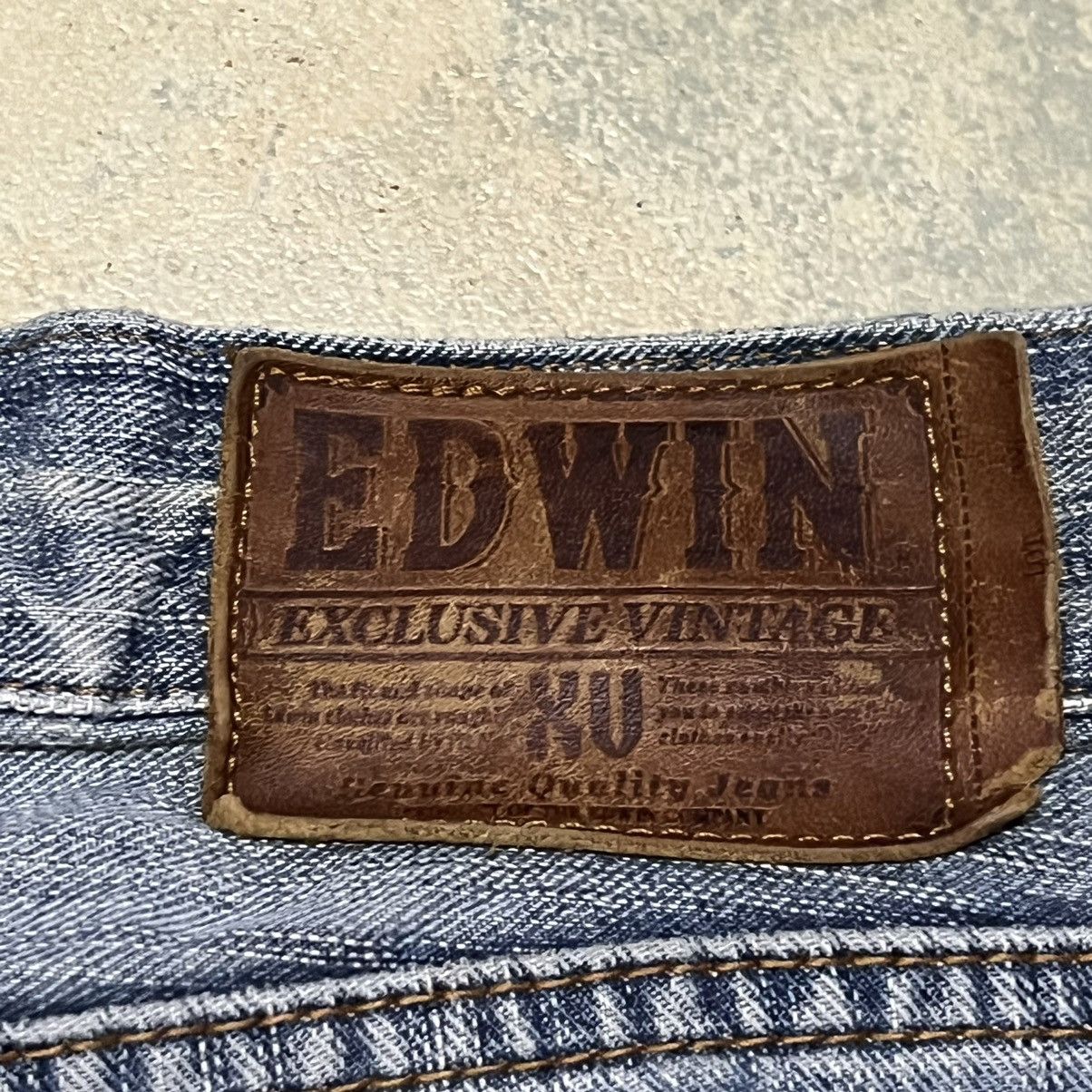 Edwin Edwin Exclusive Vintage Distressed Style Denim Jeans Size US 30 / EU 46 - 20 Thumbnail