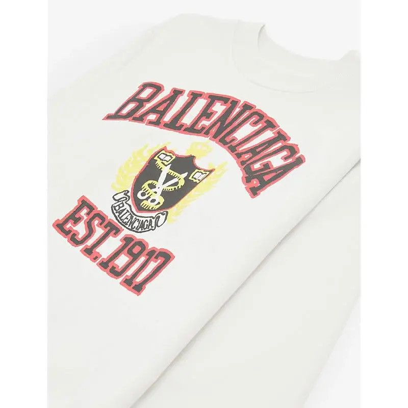 Balenciaga o1mt1gz0325 KIDS - Political Campaign Sweatshirt in White Size US XXS / EU 40 - 4 Thumbnail