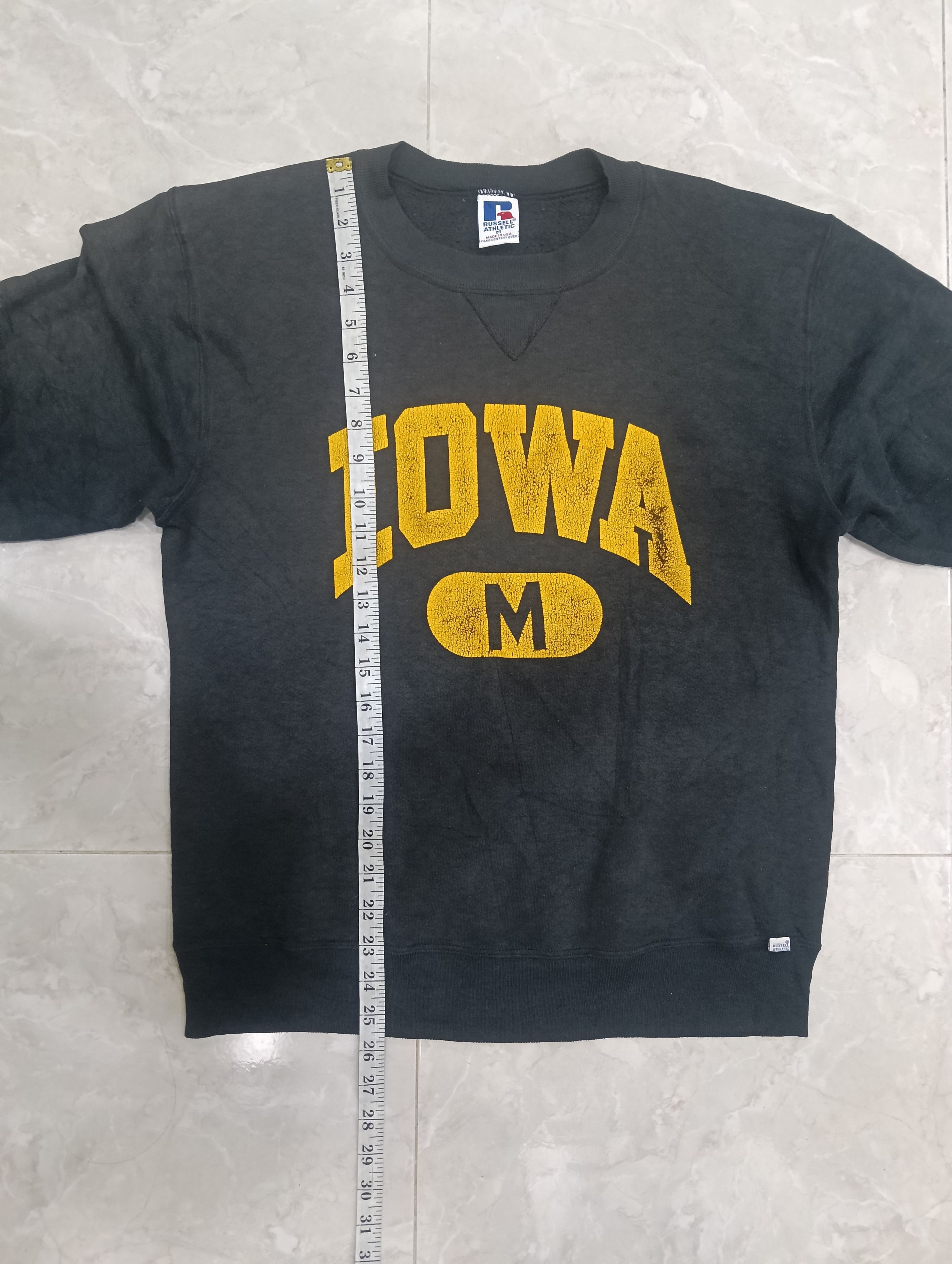Russell Athletic Vintage 80s University Of Iowa Crewneck Size US M / EU 48-50 / 2 - 12 Thumbnail