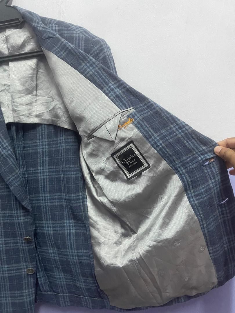Christian Dior Monsieur Christian Dior Checkered Casual Jacket Size US M / EU 48-50 / 2 - 14 Thumbnail