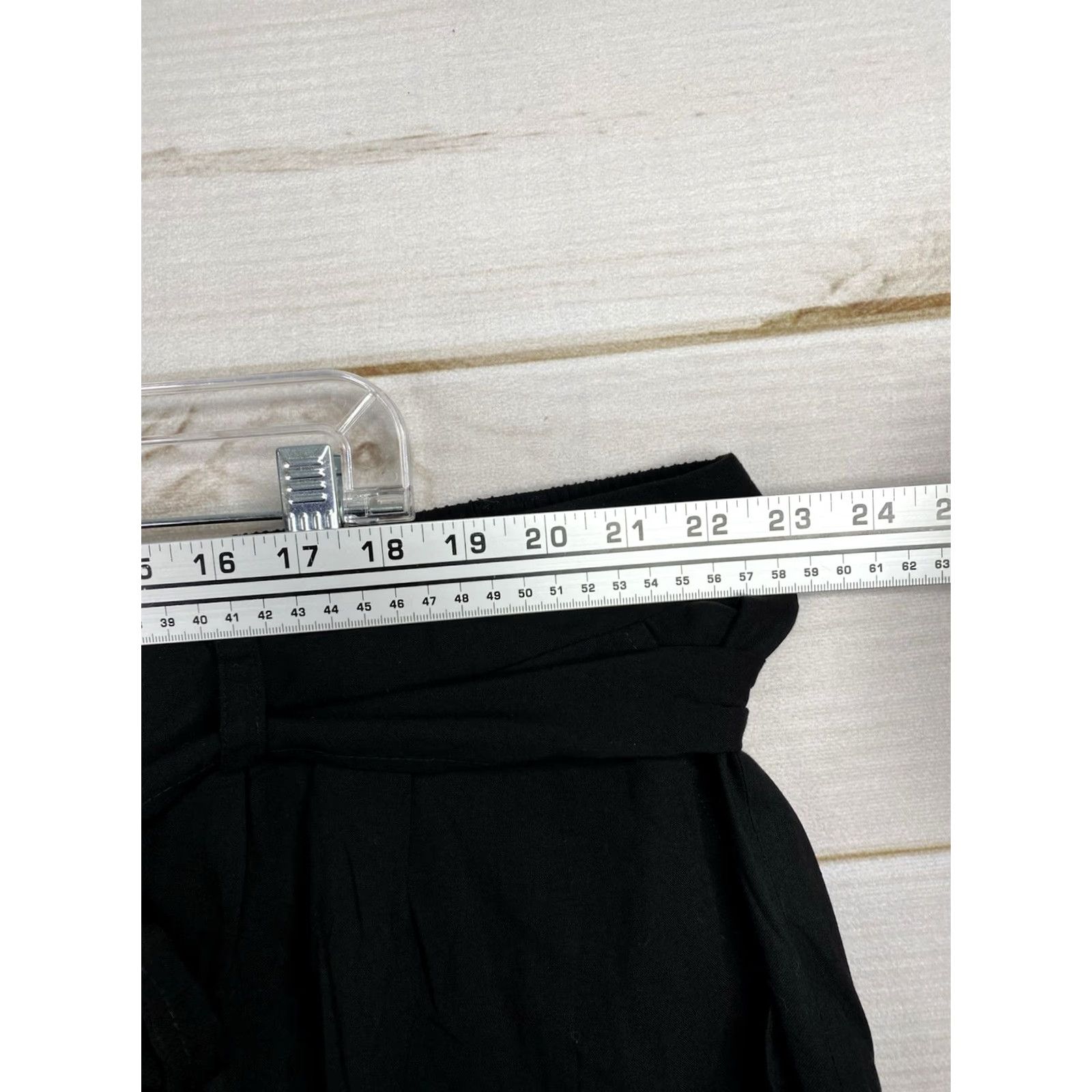 Torrid Torrid Pants Belted Black 4X Wide Leg Pull-On Relaxed High Rise Rayon Chiffon Winter Spring Summer Fall Adults Womens Pants Size 40" / US 18 - 4 Thumbnail