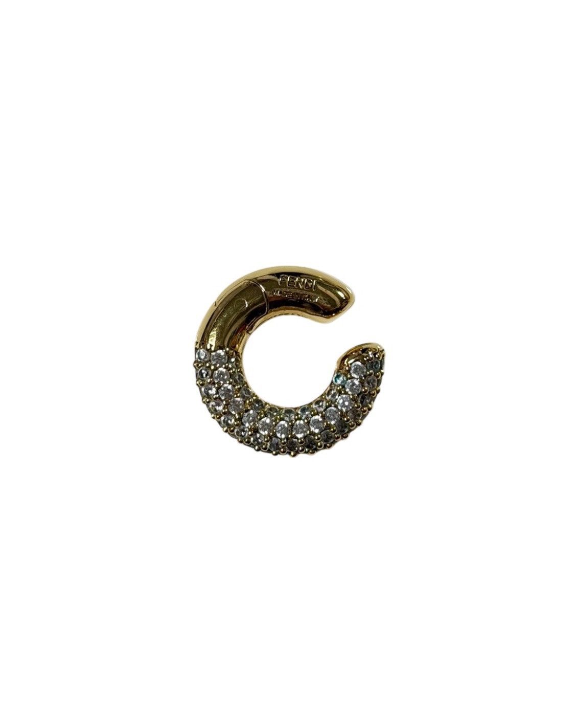Fendi FENDI Metal Crystal Ear Cuff Size ONE SIZE - 2 Thumbnail