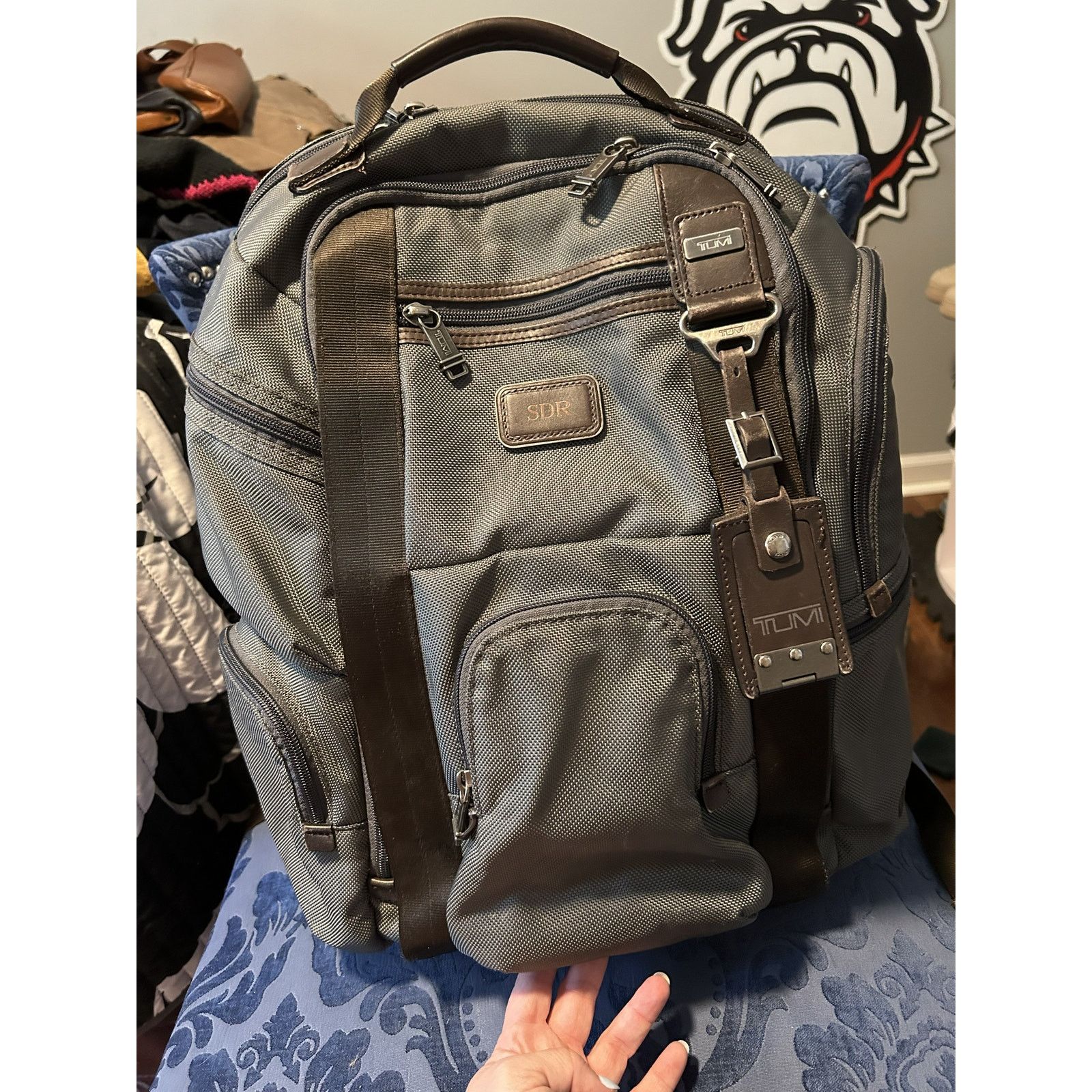 Tumi Tumi Alpha Bravo Backpack Grey Brown Size ONE SIZE - 1 Thumbnail