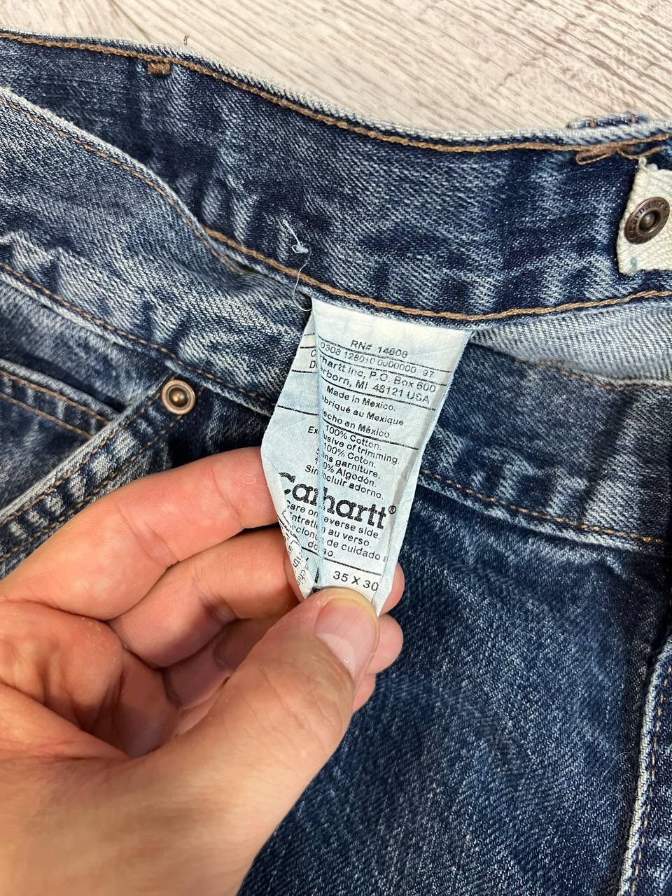 Carhartt Carhartt work vintage jeans Size US 35 - 7 Thumbnail