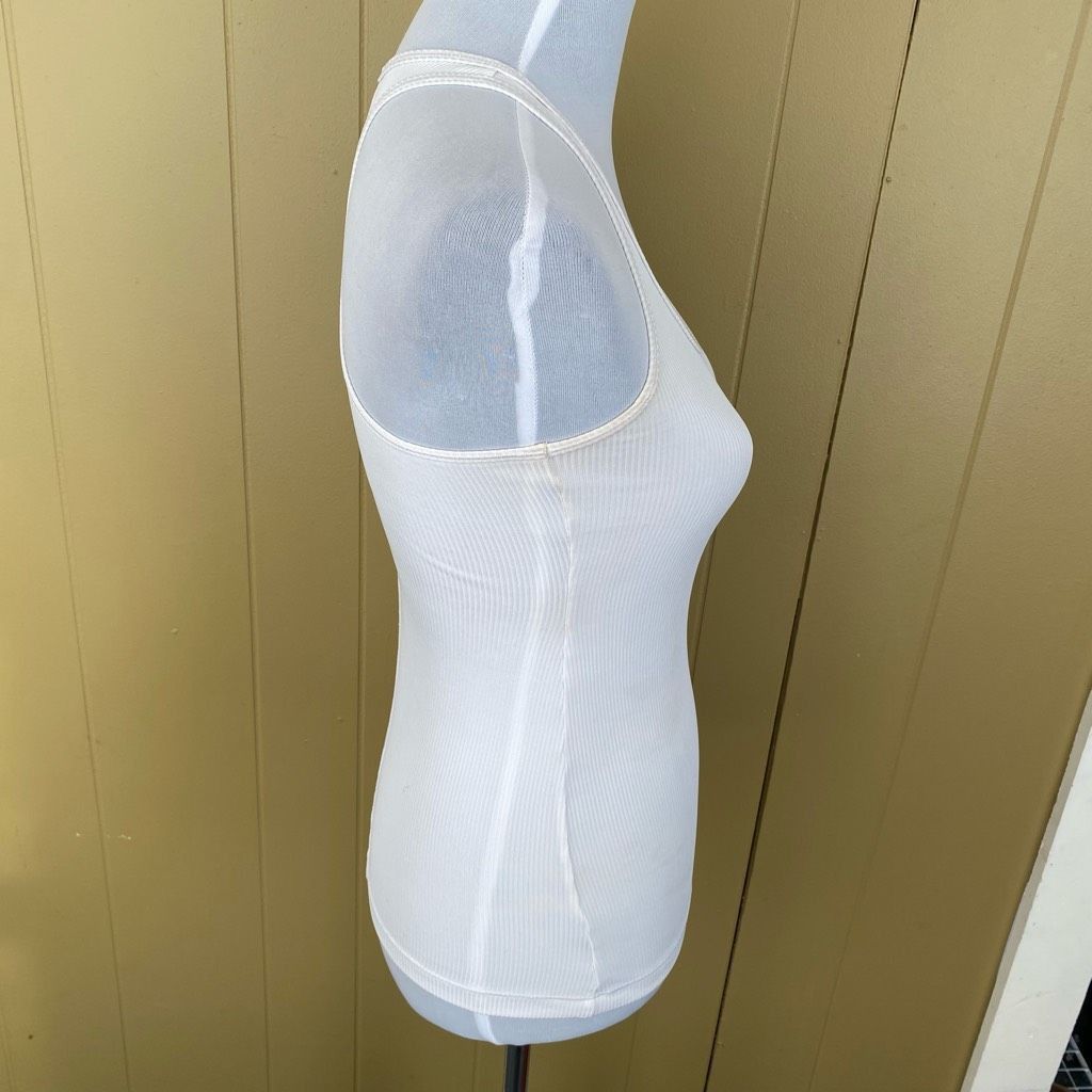 Adidas Adidas women XS racerback ribbed tank top white Size XS / US 0-2 / IT 36-38 - 6 Thumbnail