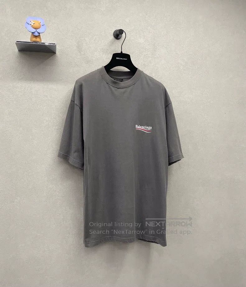 Balenciaga Balenciaga Grey Short Sleeve T-Shirt Size US XS / EU 42 / 0 - 3 Thumbnail