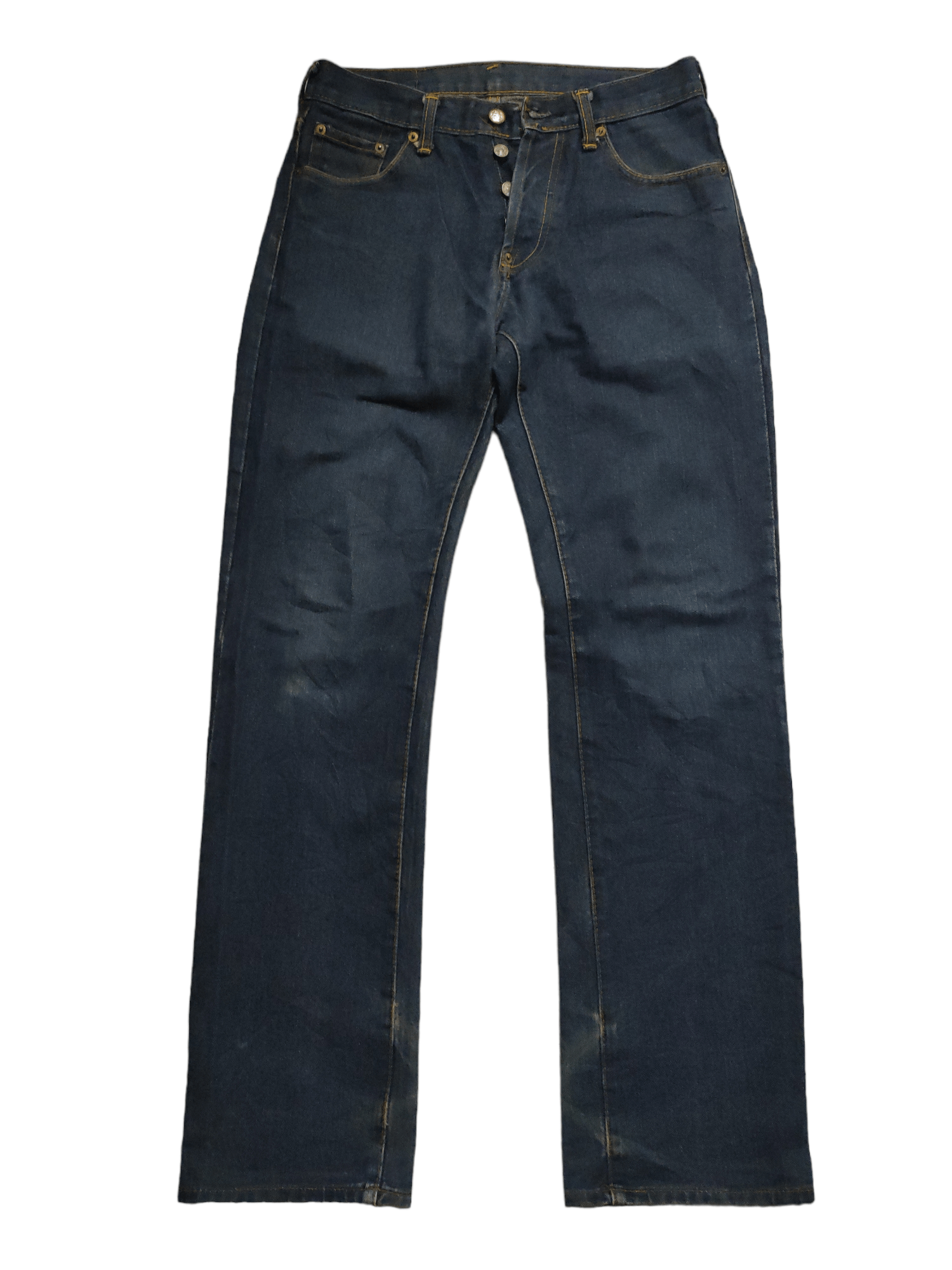 Japanese Brand 🔥Hott Item🔥Baggy Evisu Jeans Blue Denim Distressed Size US 30 / EU 46 - 3 Thumbnail